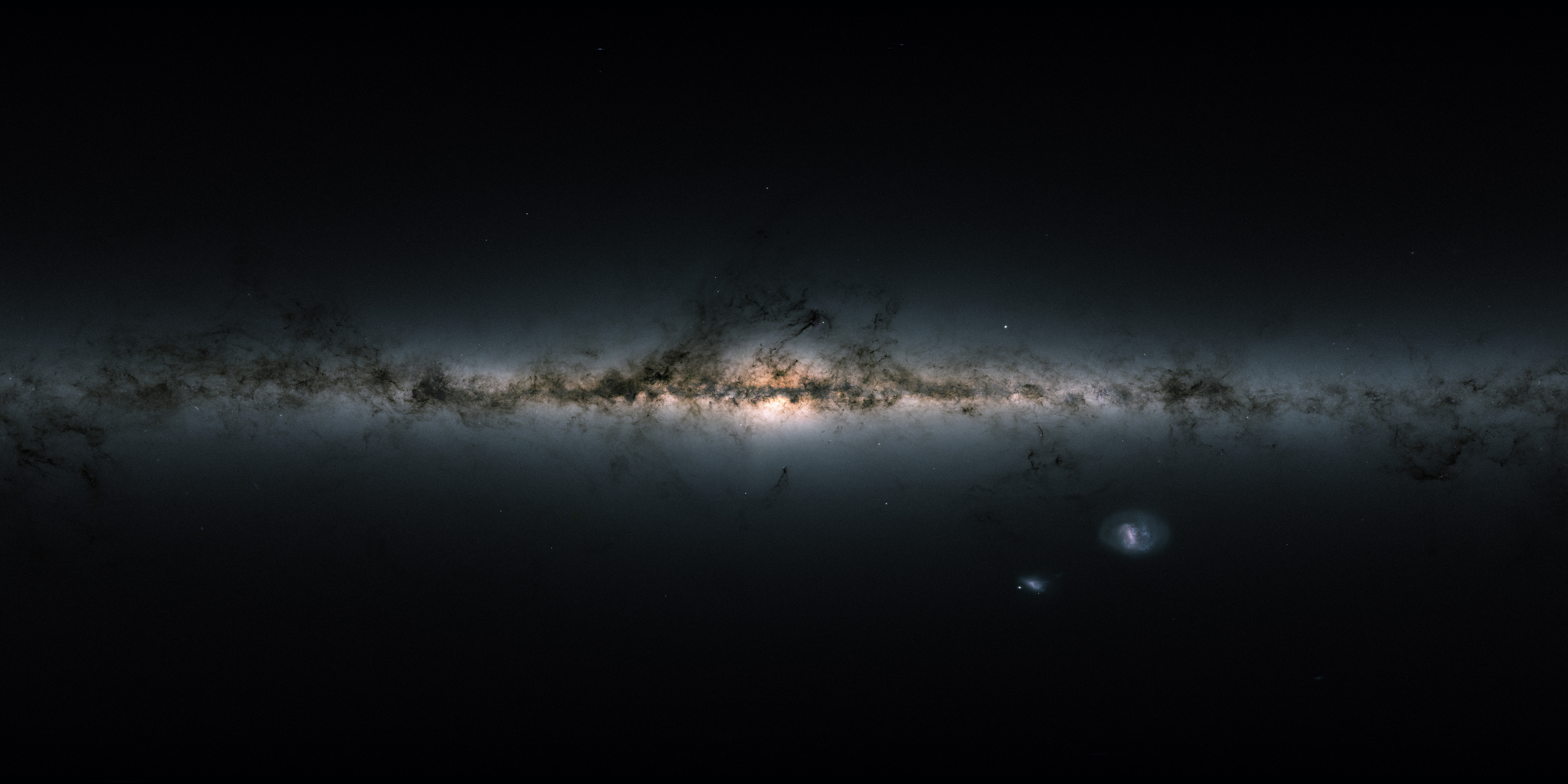 Galaxy Space ESA Gaia Milky Way 8192x4096