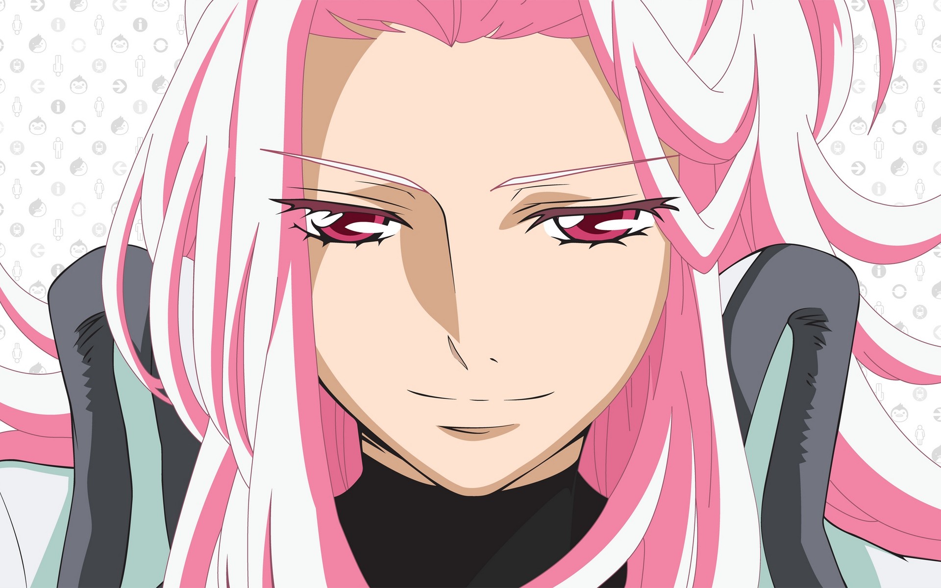 Mawaru Penguindrum Anime Girls Anime Pink Hair Face 1920x1200