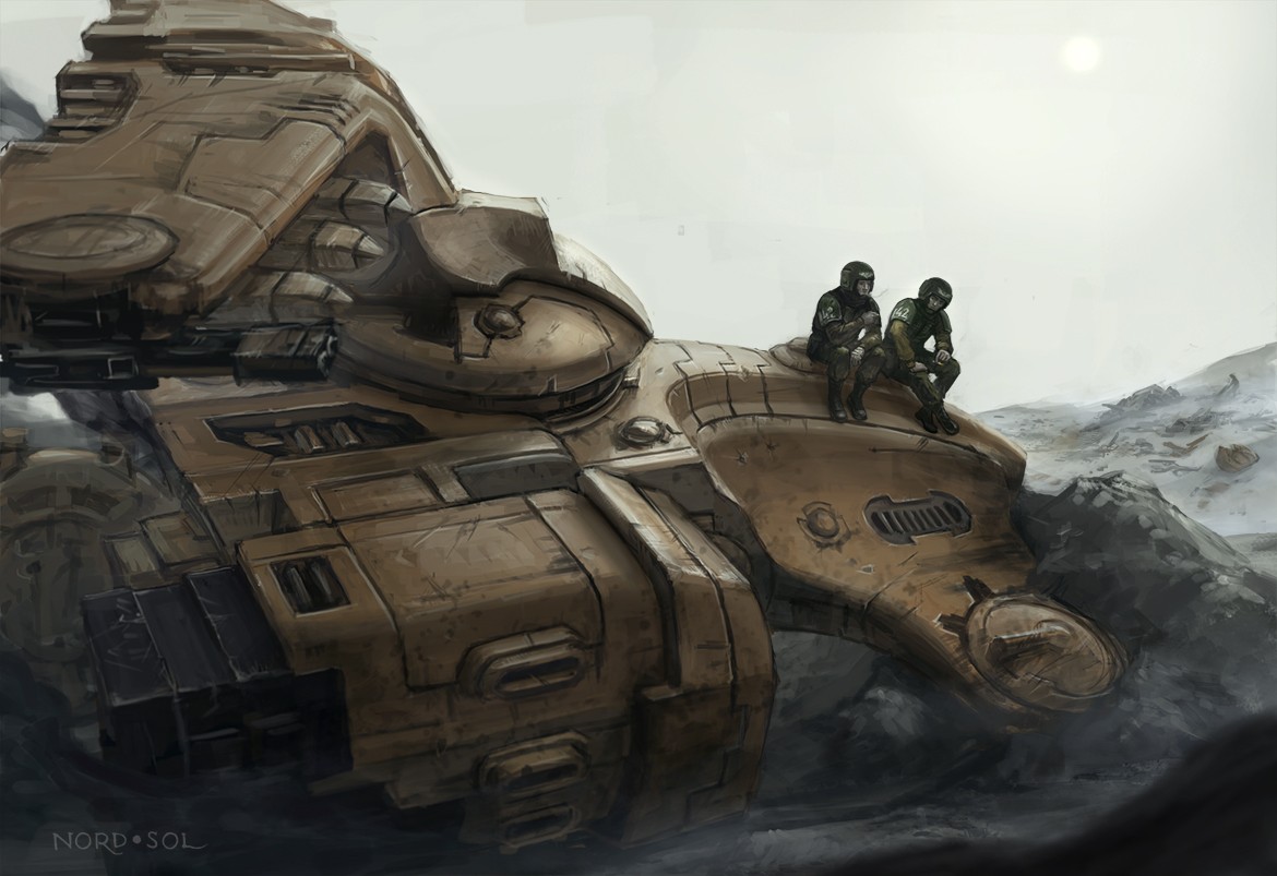 Tank Digital Art Science Fiction Tau Empire 1170x803