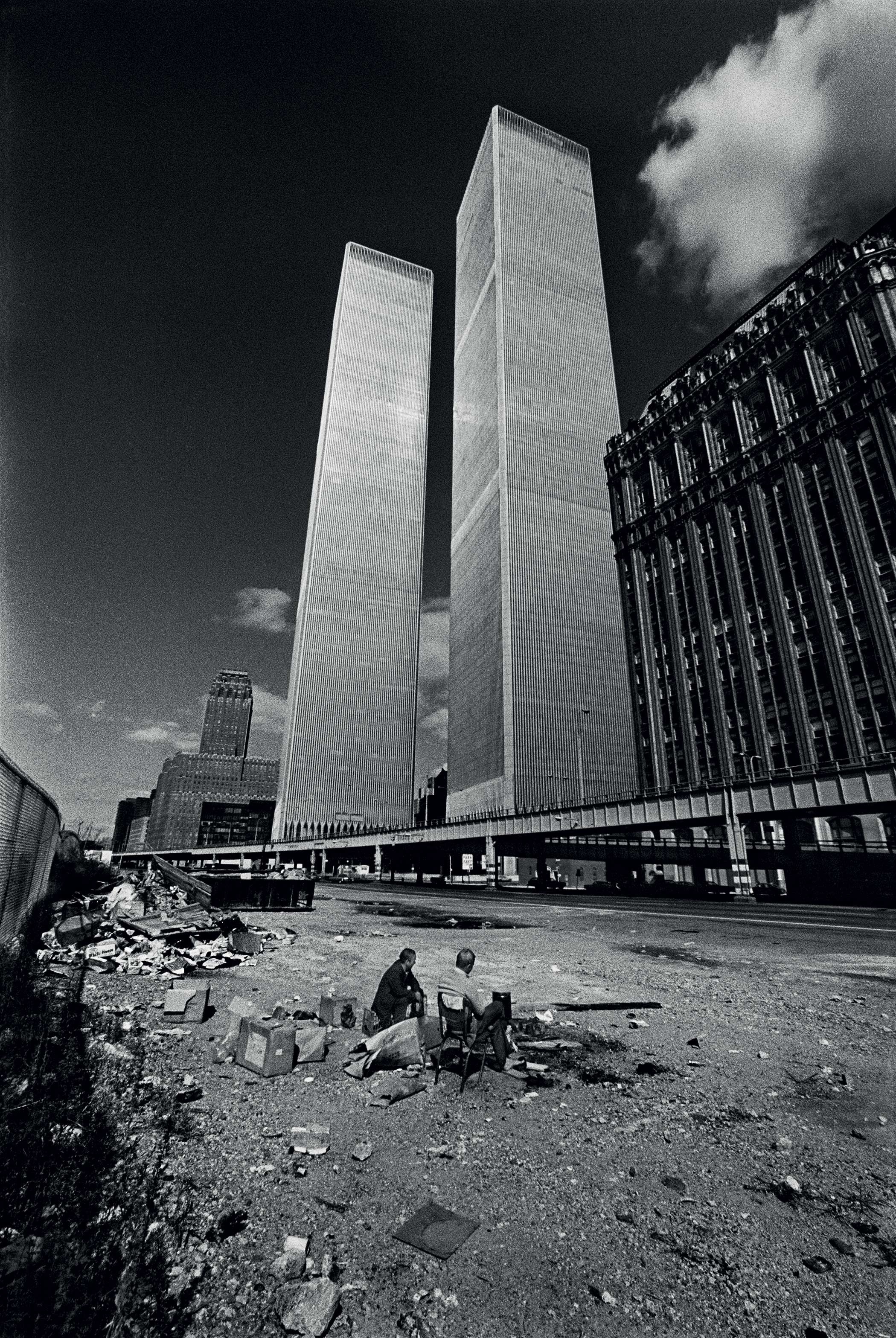 Architecture Building Skyscraper City Cityscape Urban Clouds New York City USA Twin Towers World Tra 2100x3136