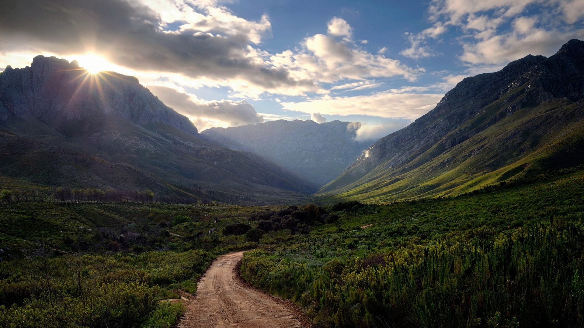 Nature Landscape Valley Mountains Gorge 1920x1080