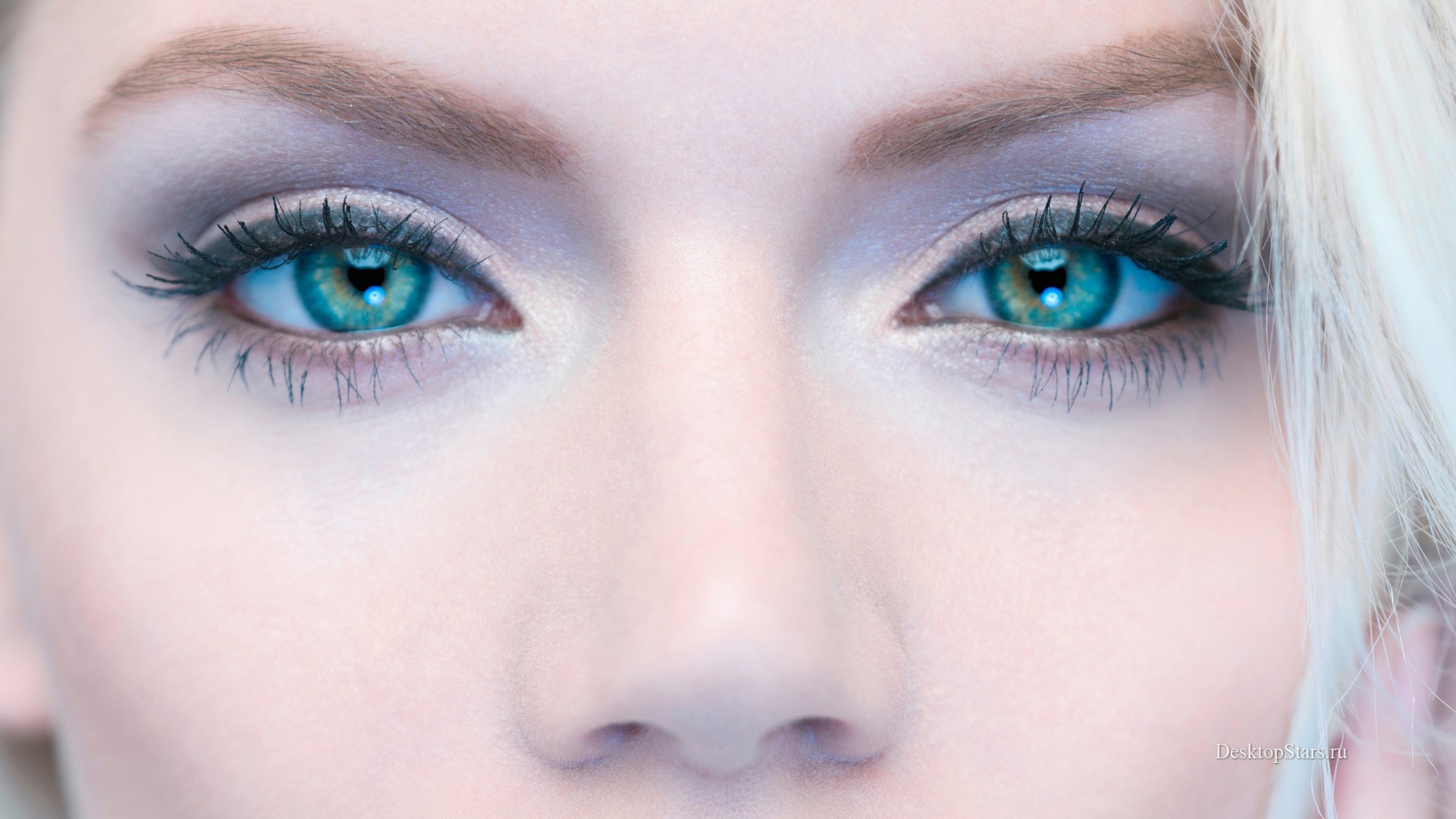 Martina Dimitrova Blonde Green Eyes Model Bulgaria Face Closeup Women