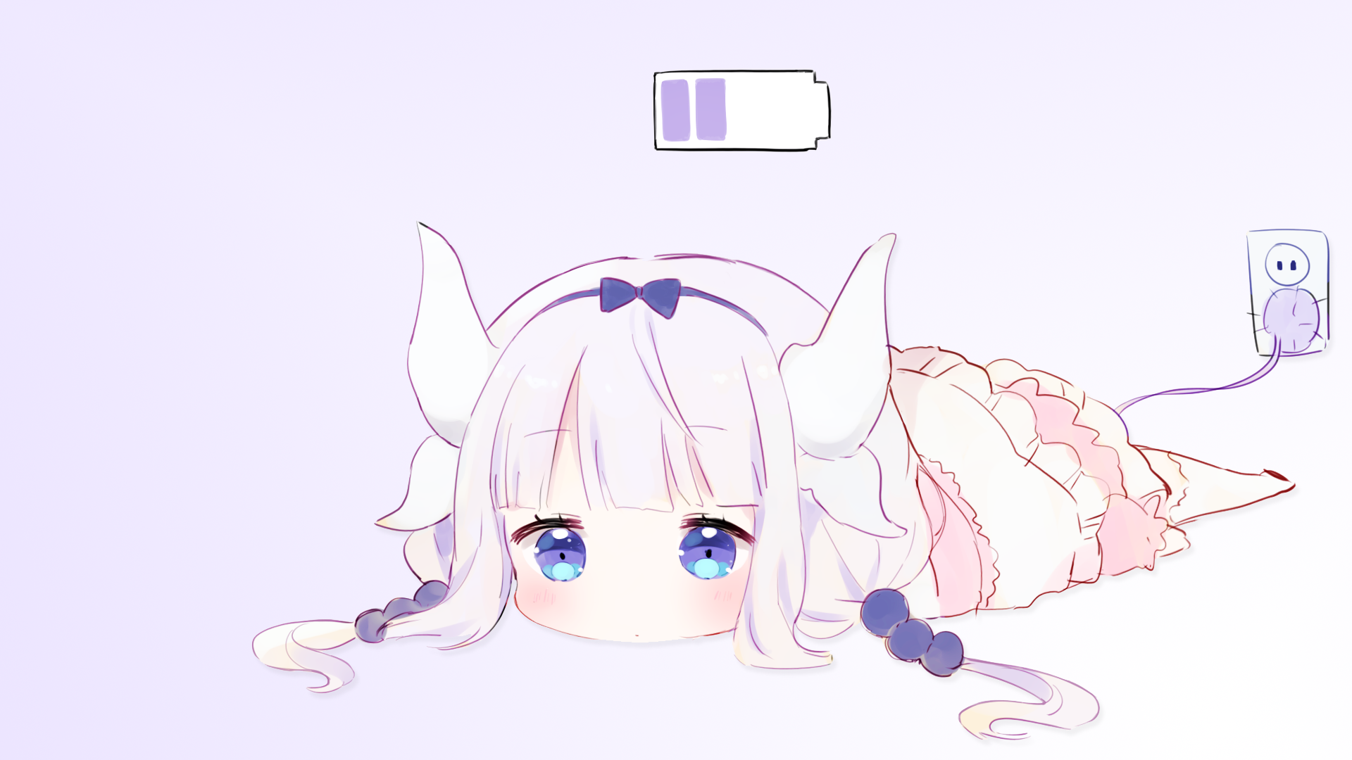 Kobayashi San Chi No Maid Dragon Miss Kobayashis Dragon Maid Kanna Kamui Kobayashi San Chi No Maid D 1920x1080