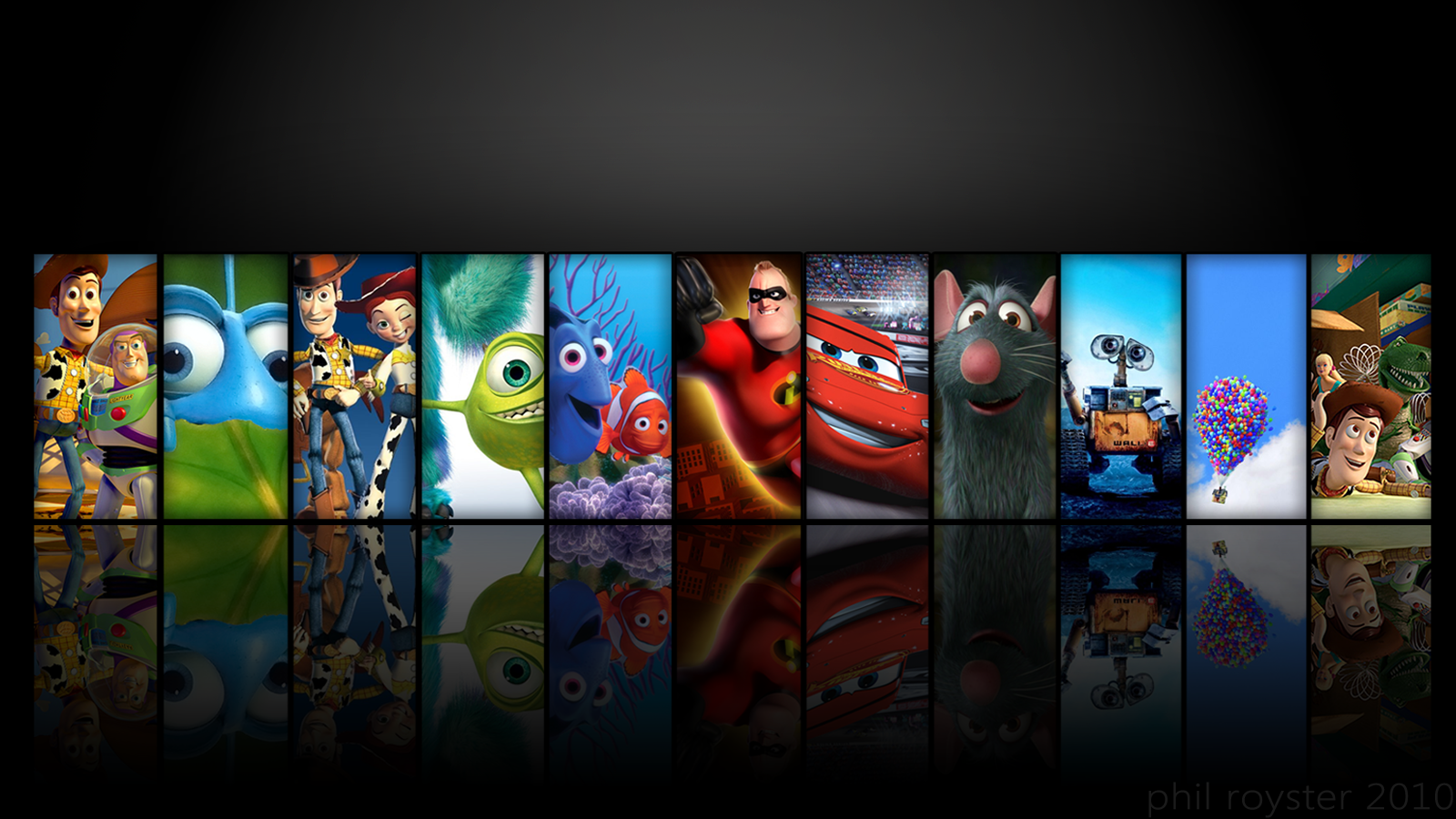 Pixar Animation Studios Toy Story Toy Story 2 Monsters Inc Ratatouille WALL E Up Movie Toy Story 3 C 1600x900