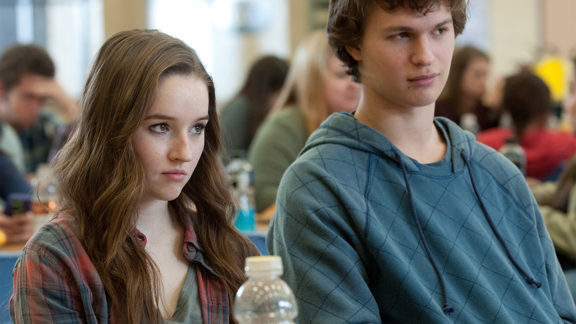 Ansel Elgort Kaitlyn Dever 1920x1080