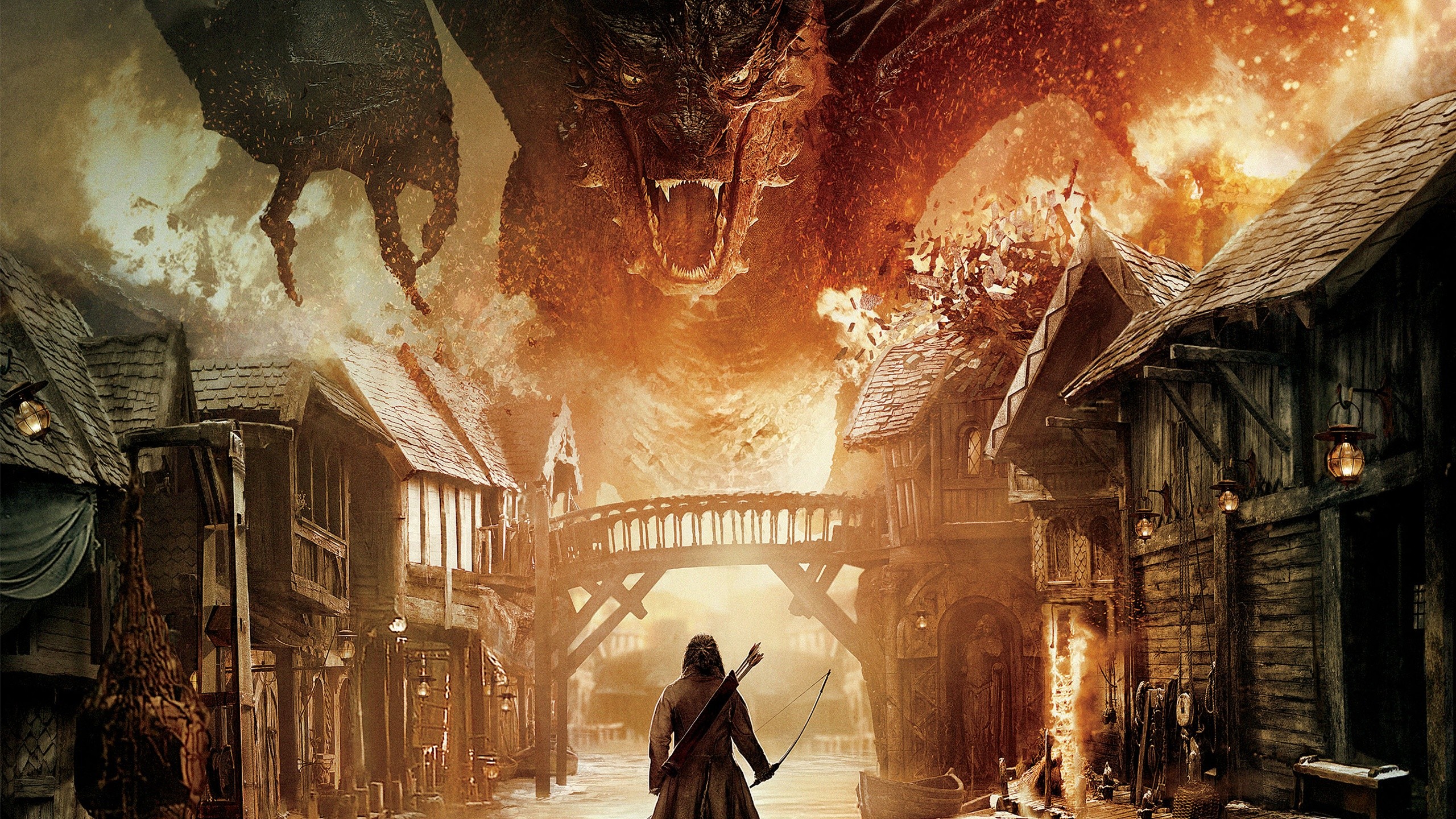Smaug The Hobbit The Desolation Of Smaug Movies 2560x1440