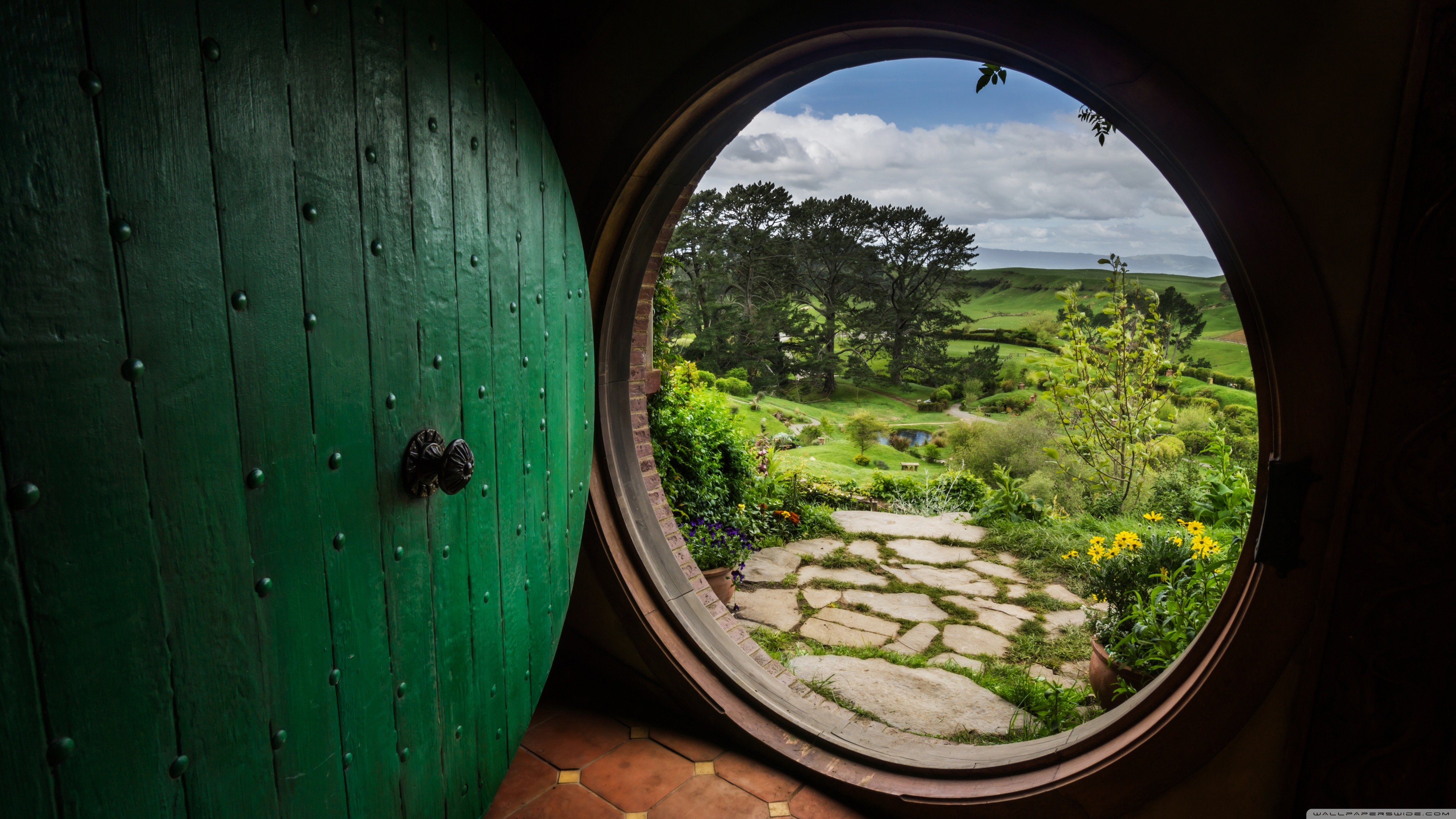 The Hobbit Bag End The Shire The Lord Of The Rings Bilbo Baggins Frodo Baggins House Hobbits Middle  3840x2160