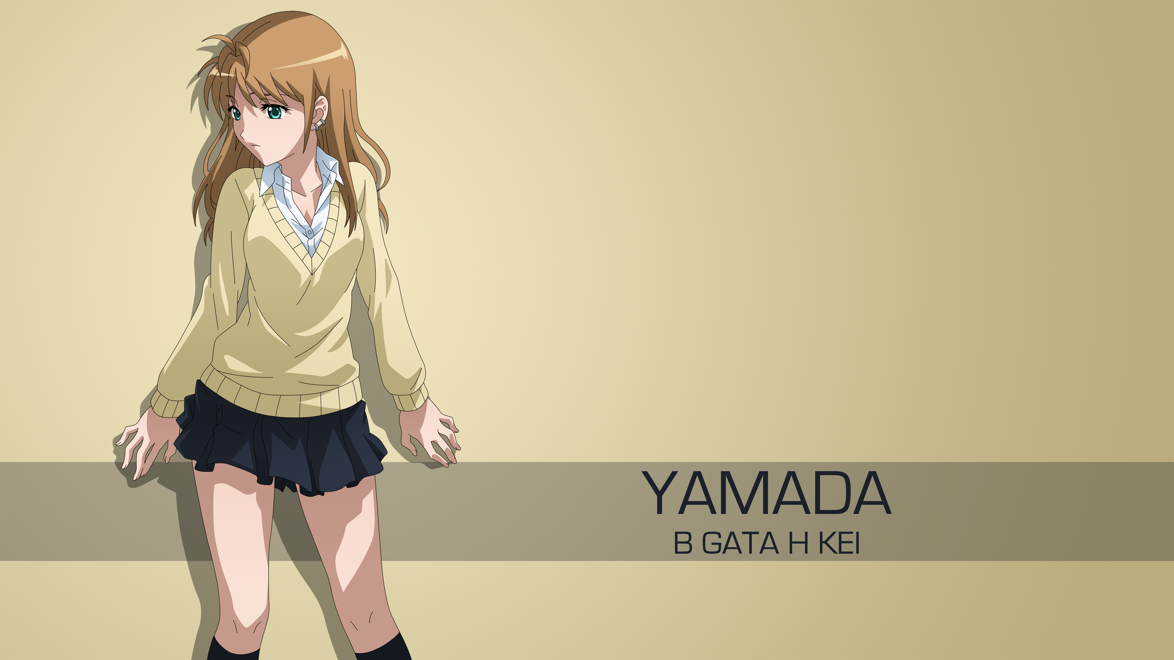 B Gata H Kei Anime Girls Yamada 3840x2160