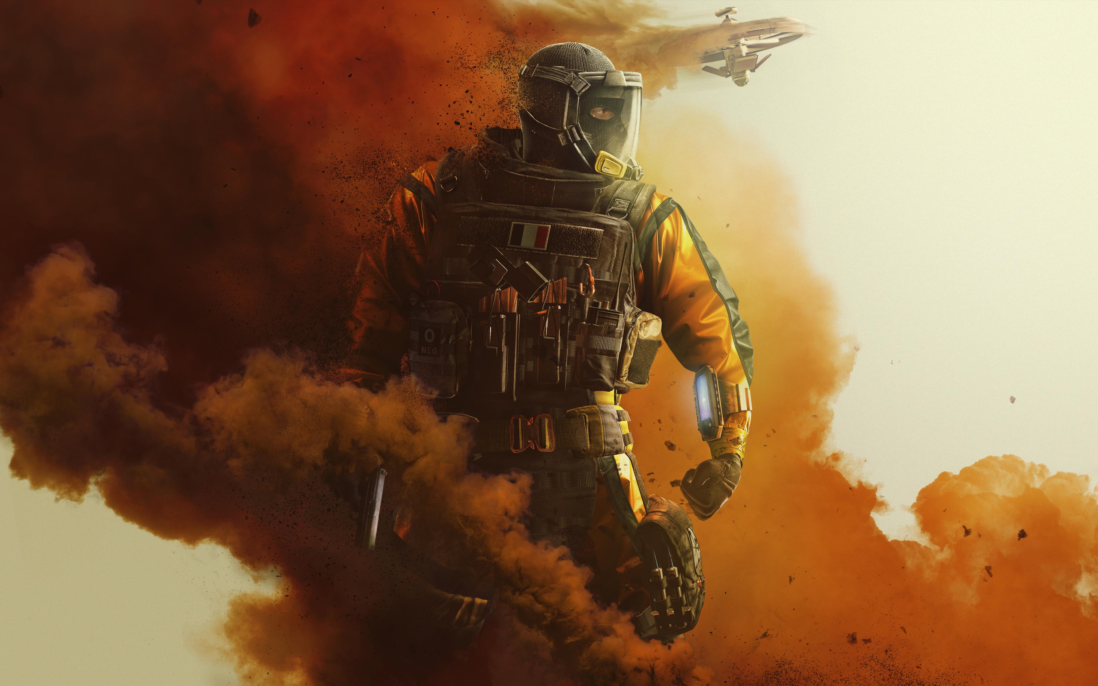 Tom Clancys Rainbow Six Siege Rainbow Six Siege Video Games Weapon Artwork Digital Art Rainbow Six F 3840x2400