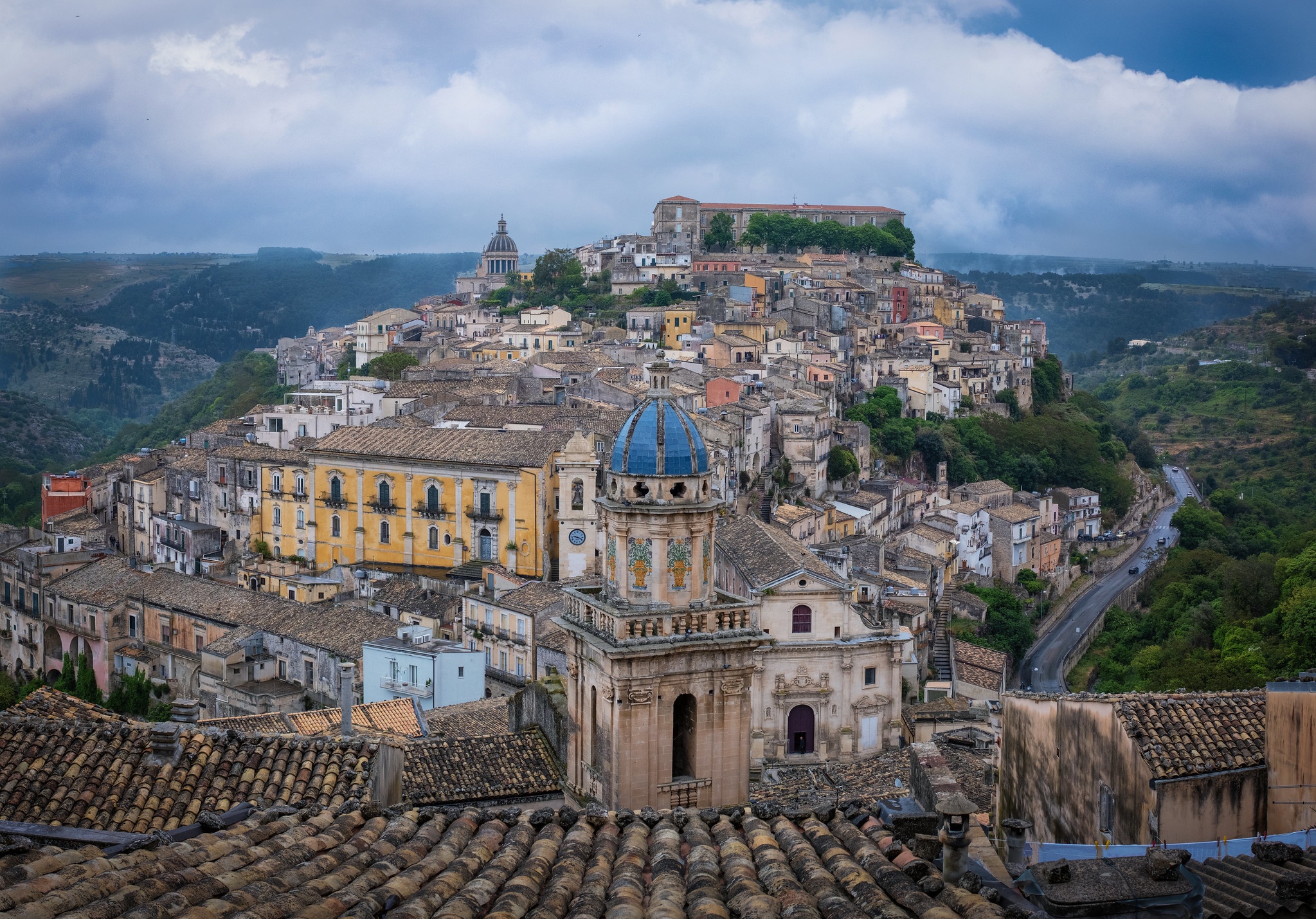 Italy Town Rooftops Sicily 2047x1429