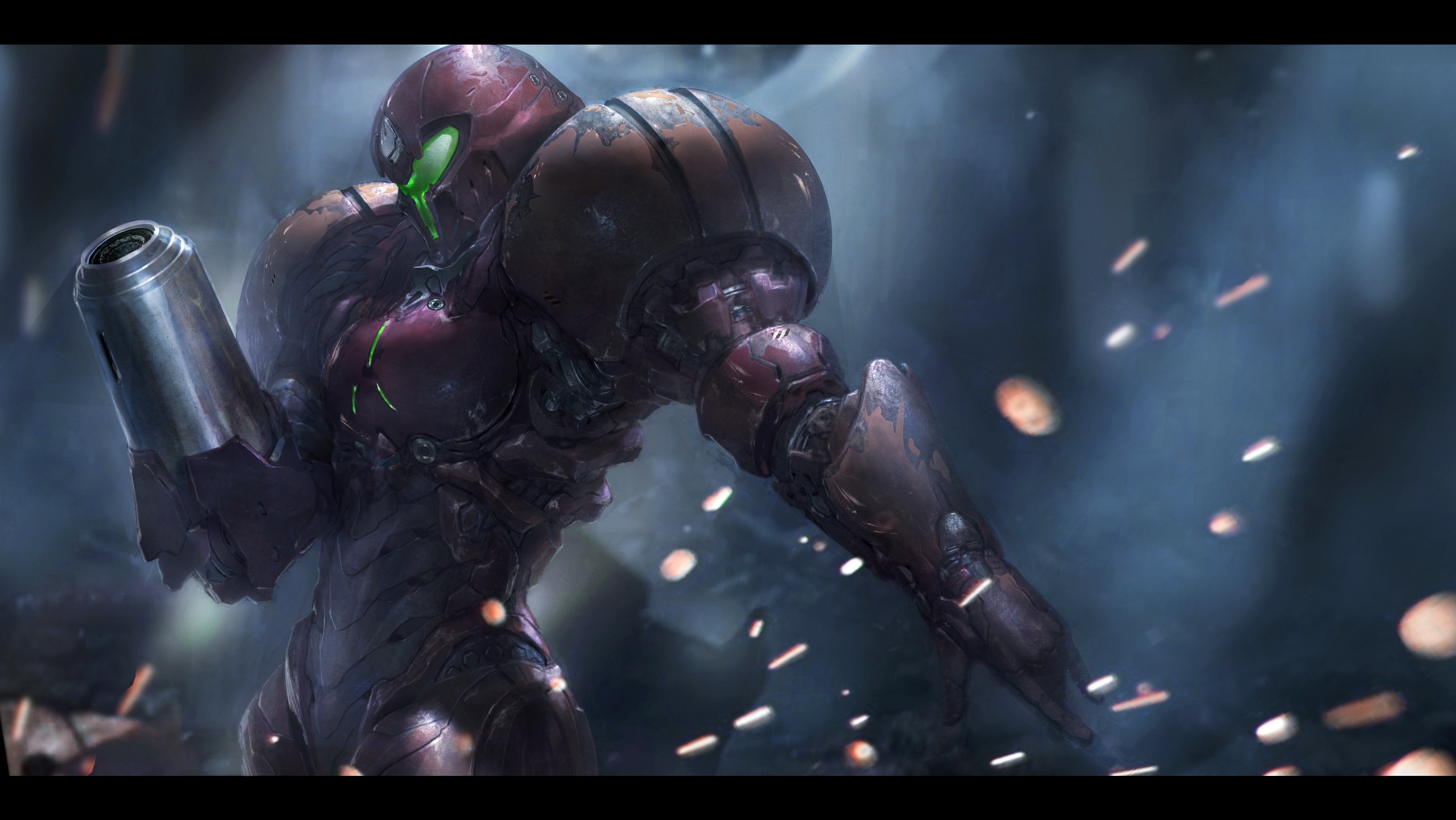 Metroid Metroid Prime Samus Aran Video Games Video Game Art 3267x1840