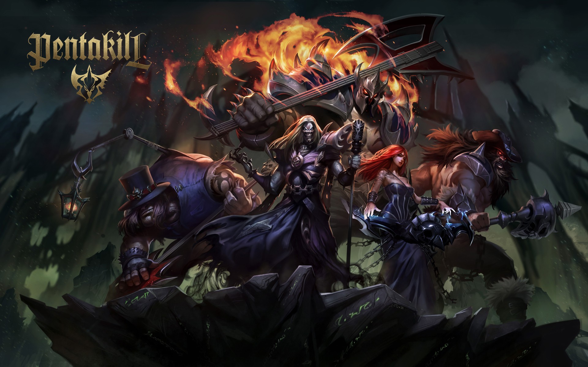 League Of Legends Pentakill Video Games 1920x1200