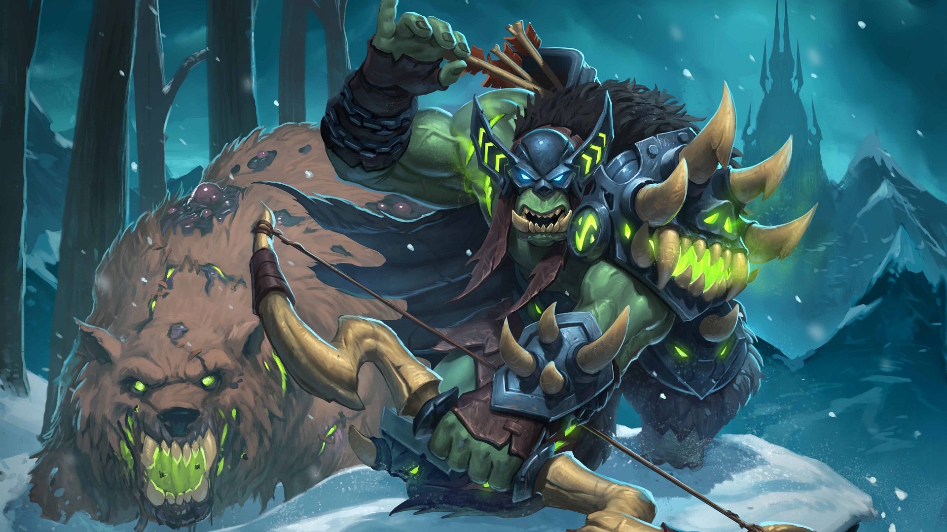 Hearthstone Heroes Of Warcraft Hearthstone Warcraft Cards Artwork Knights Of The Frozen Throne Death 1920x1080