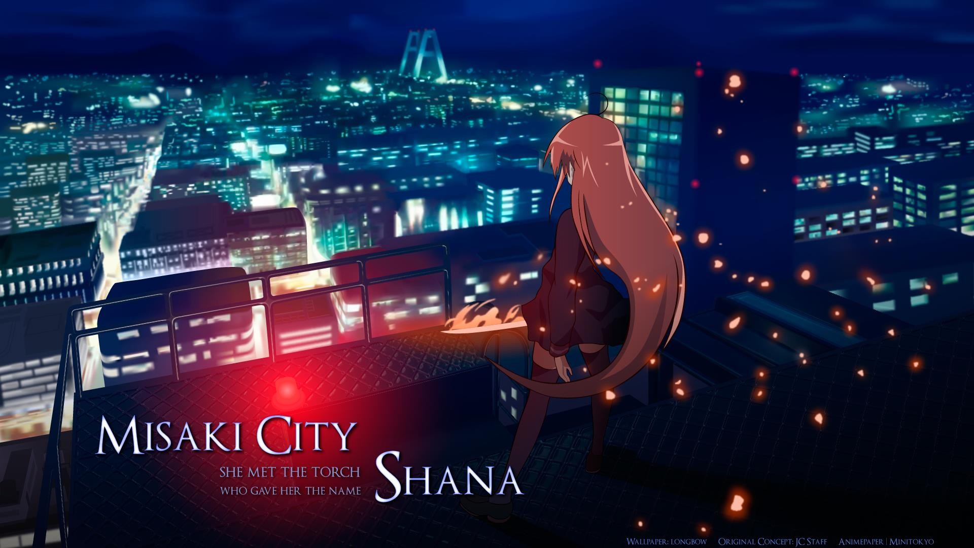 Shakugan No Shana Anime Girls Shana 1920x1080