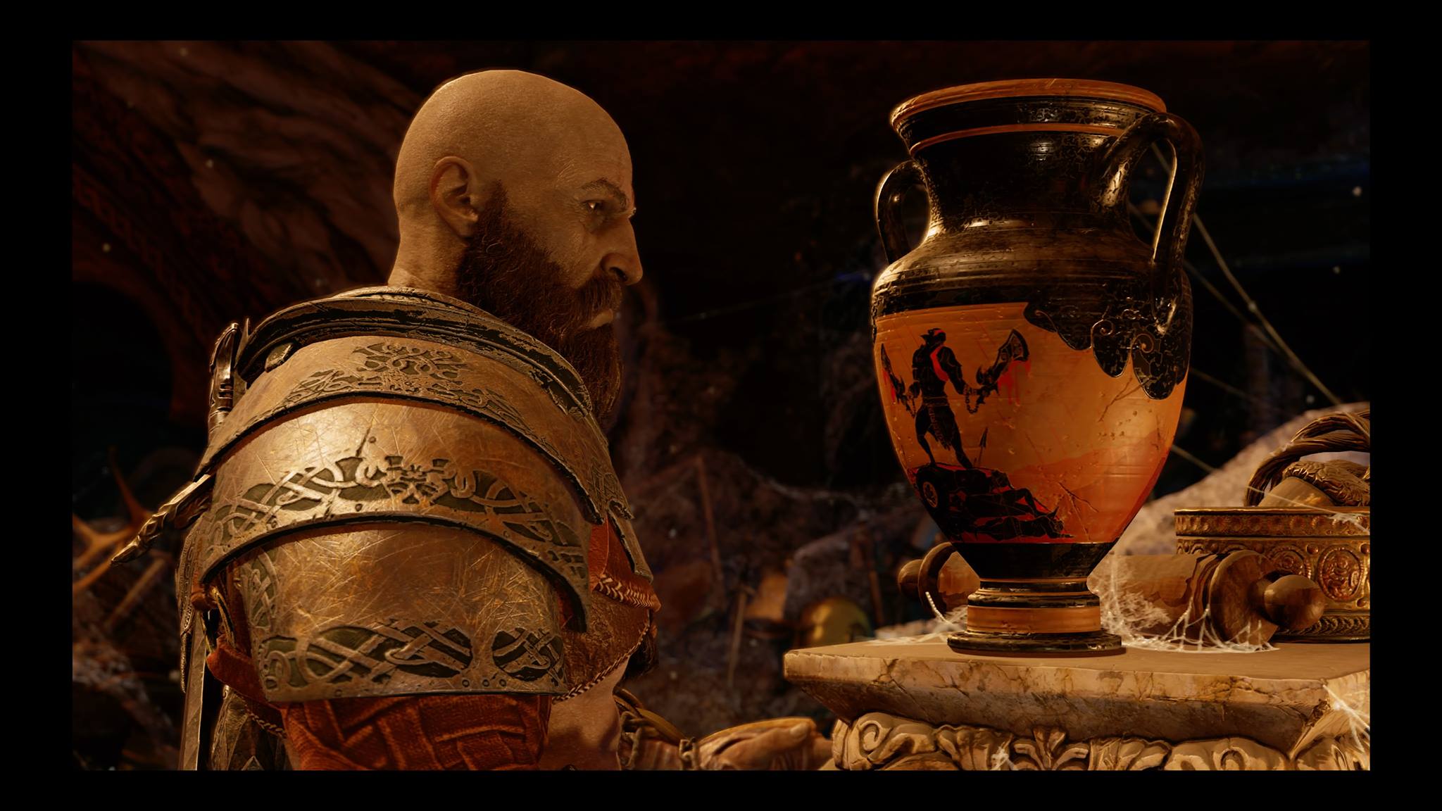 God Of War 2018 God Of War God Of War 4 Kratos Atreus Santa Monica Studio Screen Shot Video Games 2048x1152