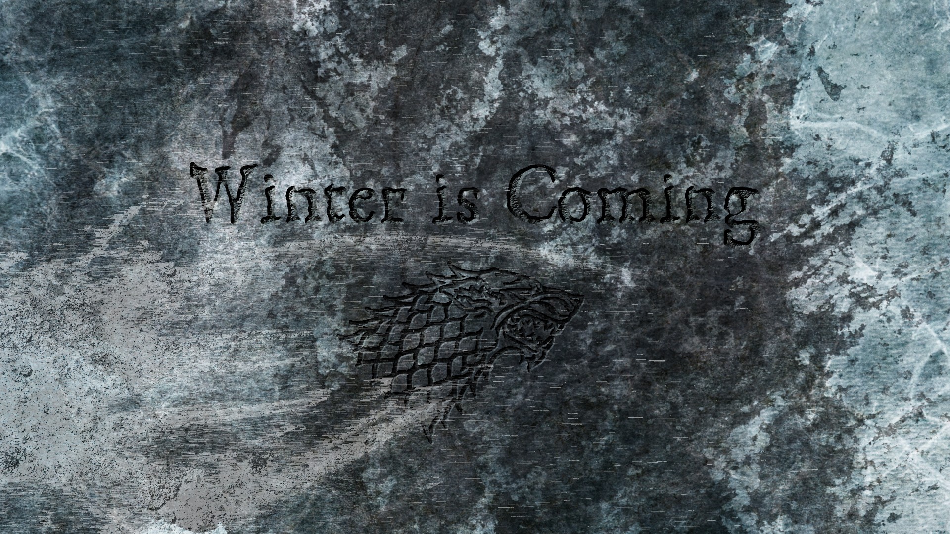 Game Of Thrones House Stark Direwolf Winter Is Coming Sigils 1920x1080