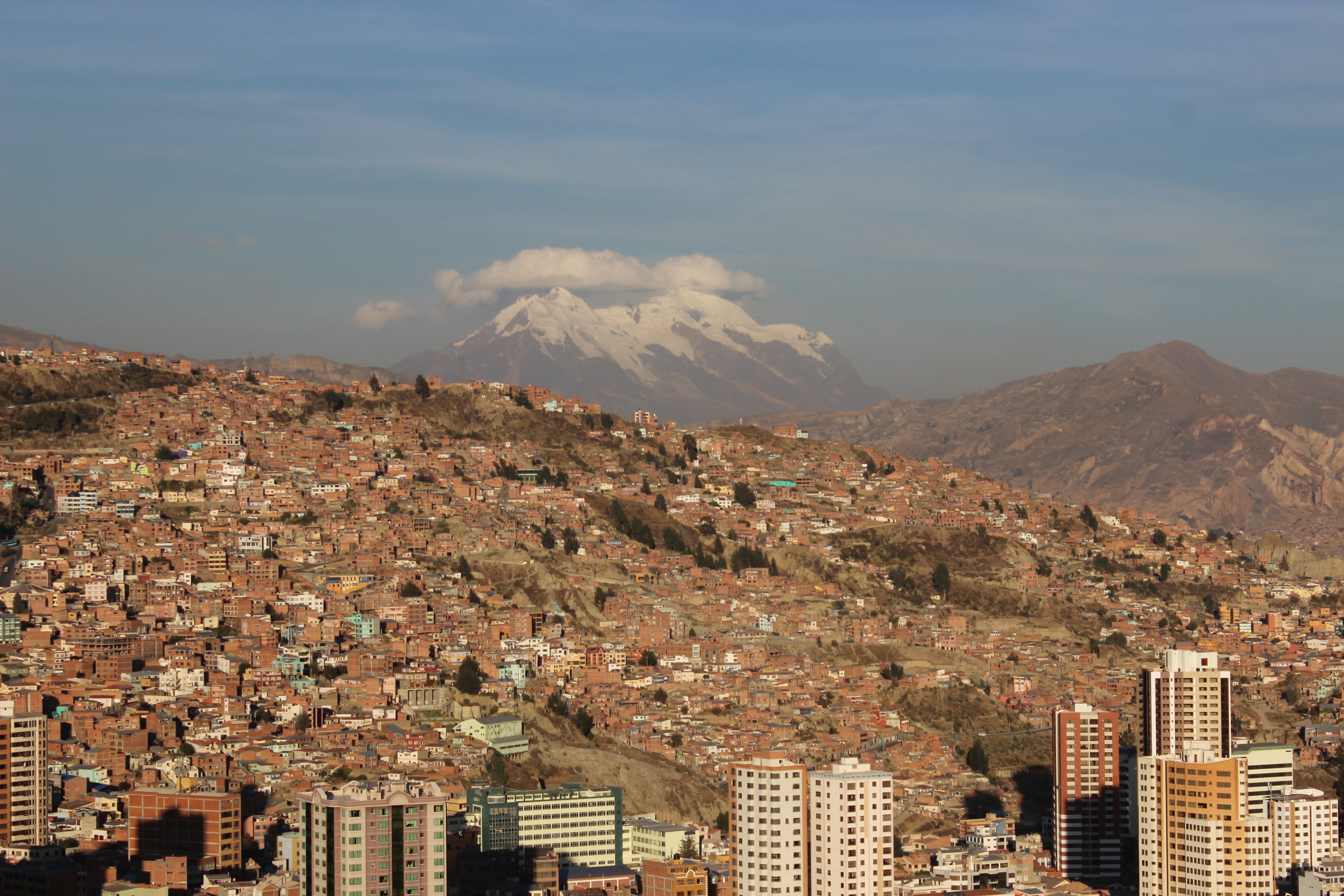 City Cityscape Mountains Bolivia 5184x3456