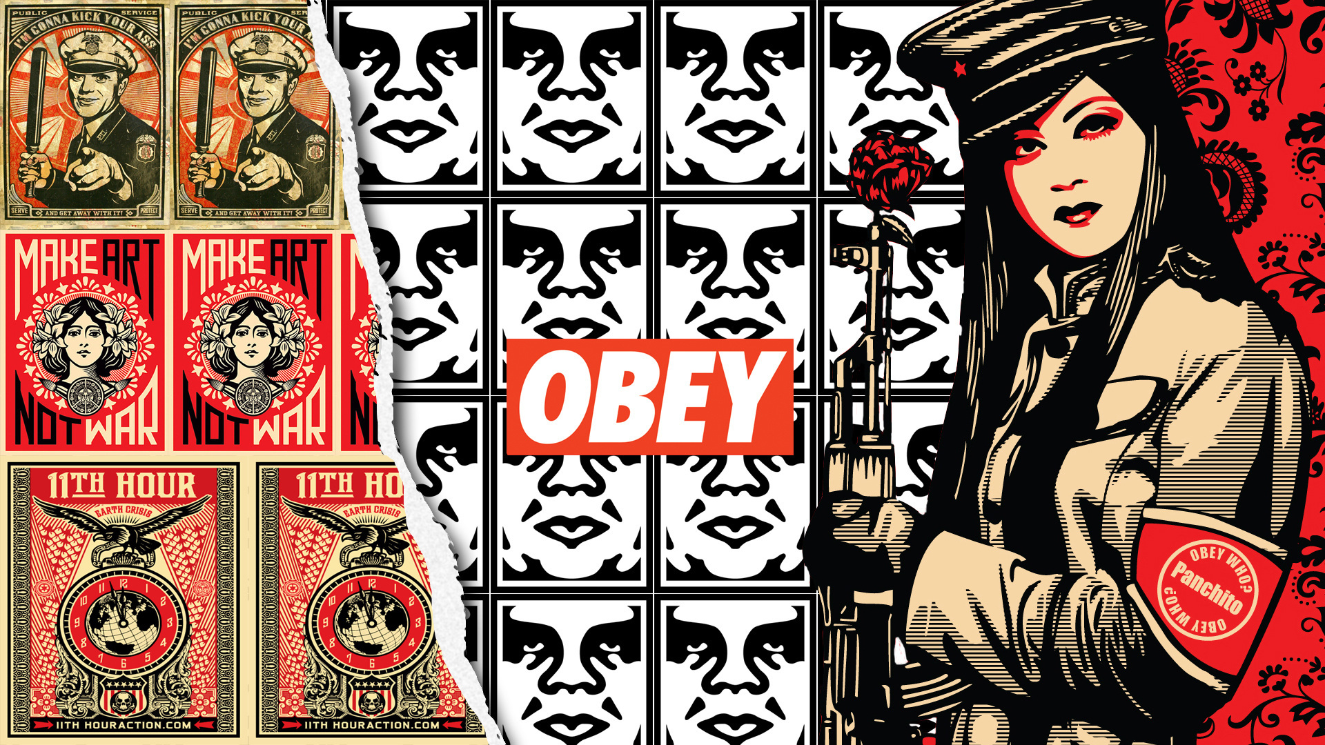 Obey Chinese Women Artwork Shepard Fairey 1920x1080