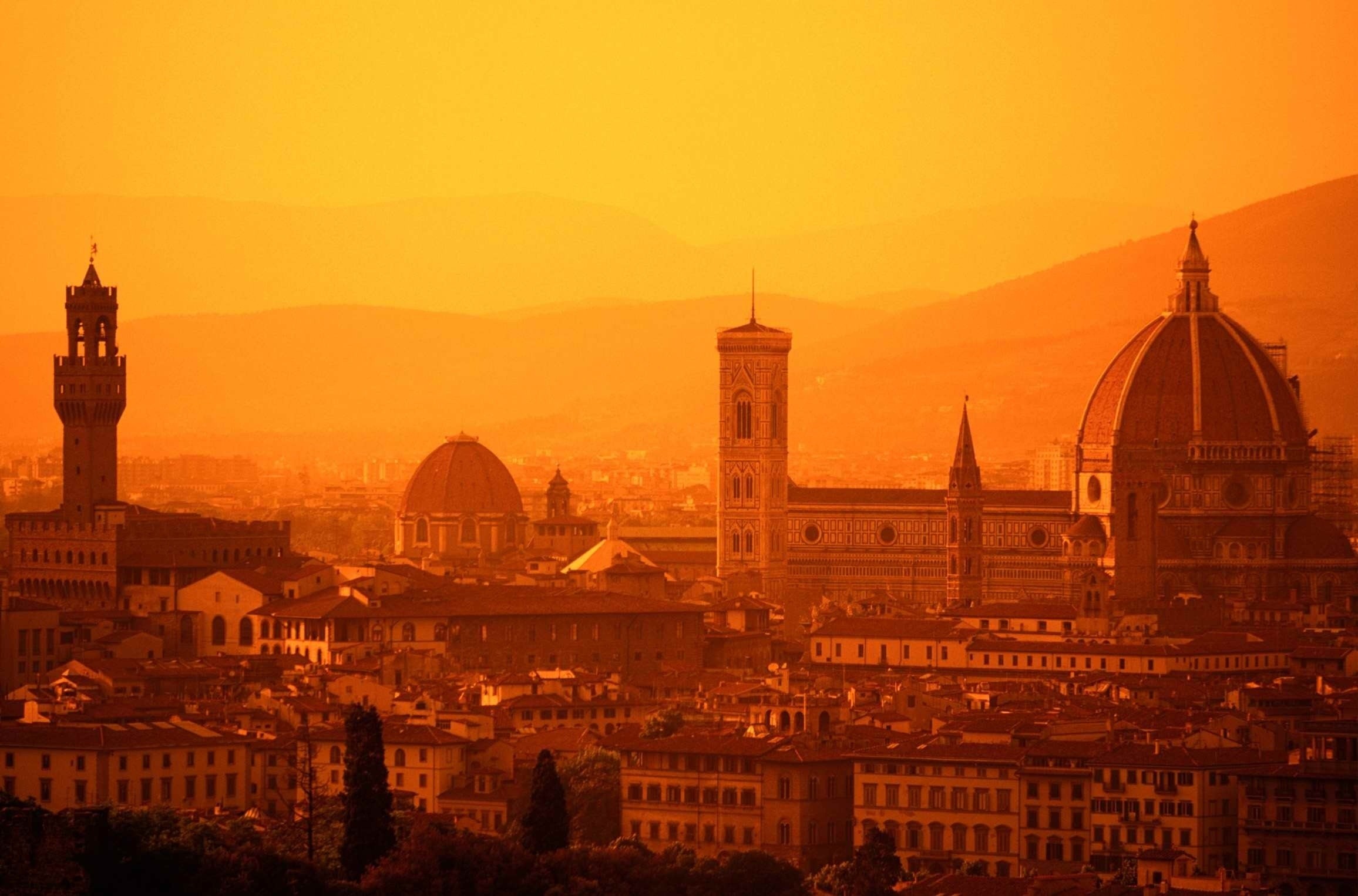 Florence Italy Sunset City 2312x1526