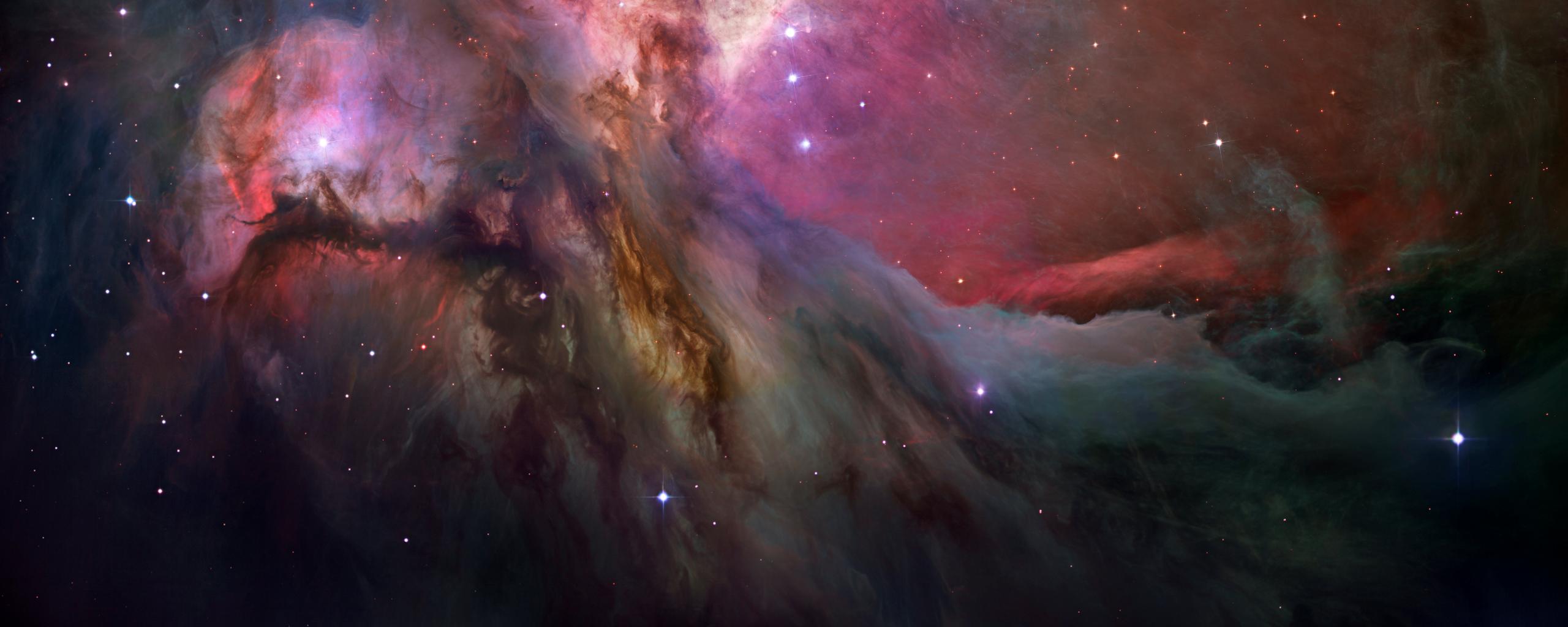 Orion Nebula Hubble 2560x1024