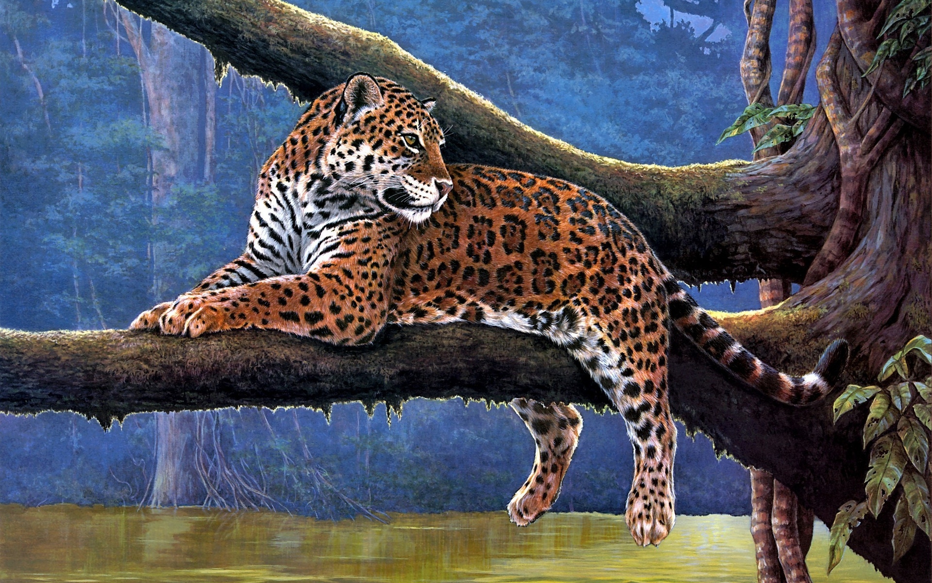 Jaguars Branch Painting 1920x1200