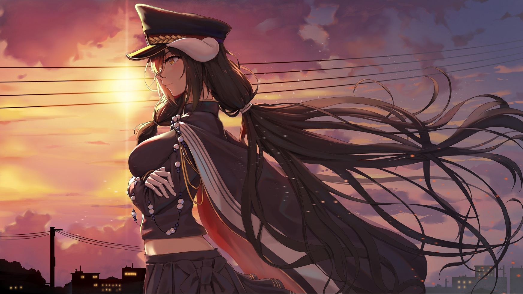 Anime Girls Azur Lane Black Hair 5555 96 Mikasa Azur Lane 1745x981