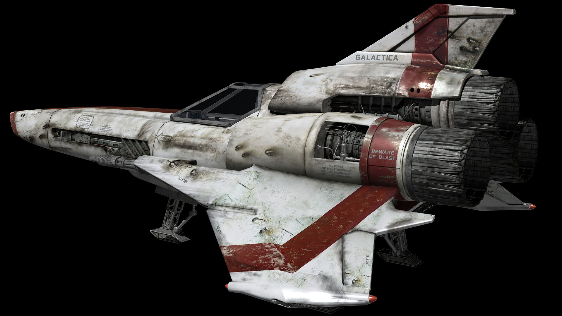 Battlestar Galactica Sci Fi Spaceship Colonial Viper 1920x1080