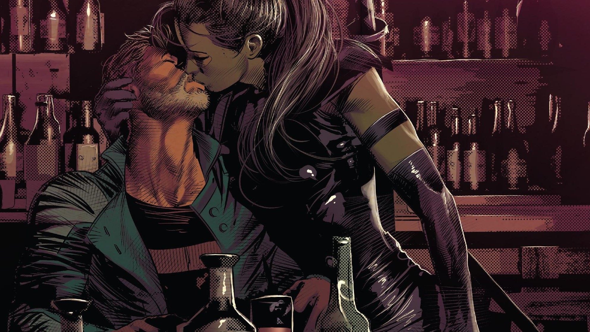 Comics Comic Art Comic Girls Marvel Comics Comic Books Star Lord Kissing Alcohol Superhero Superhero 1984x1117