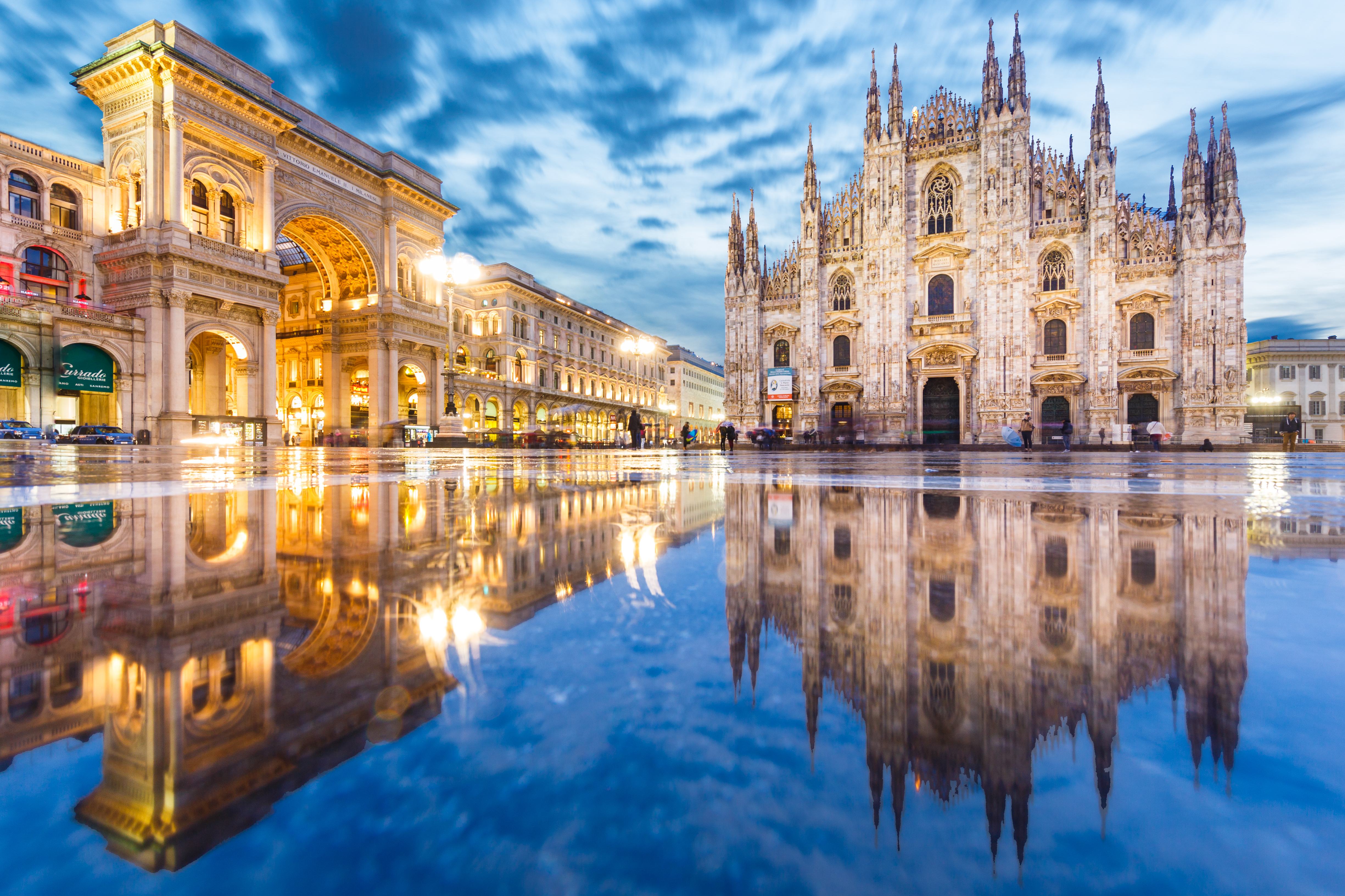 Milan Cathedral Milan Cathedral Italy Architecture Monument Reflection 4899x3266