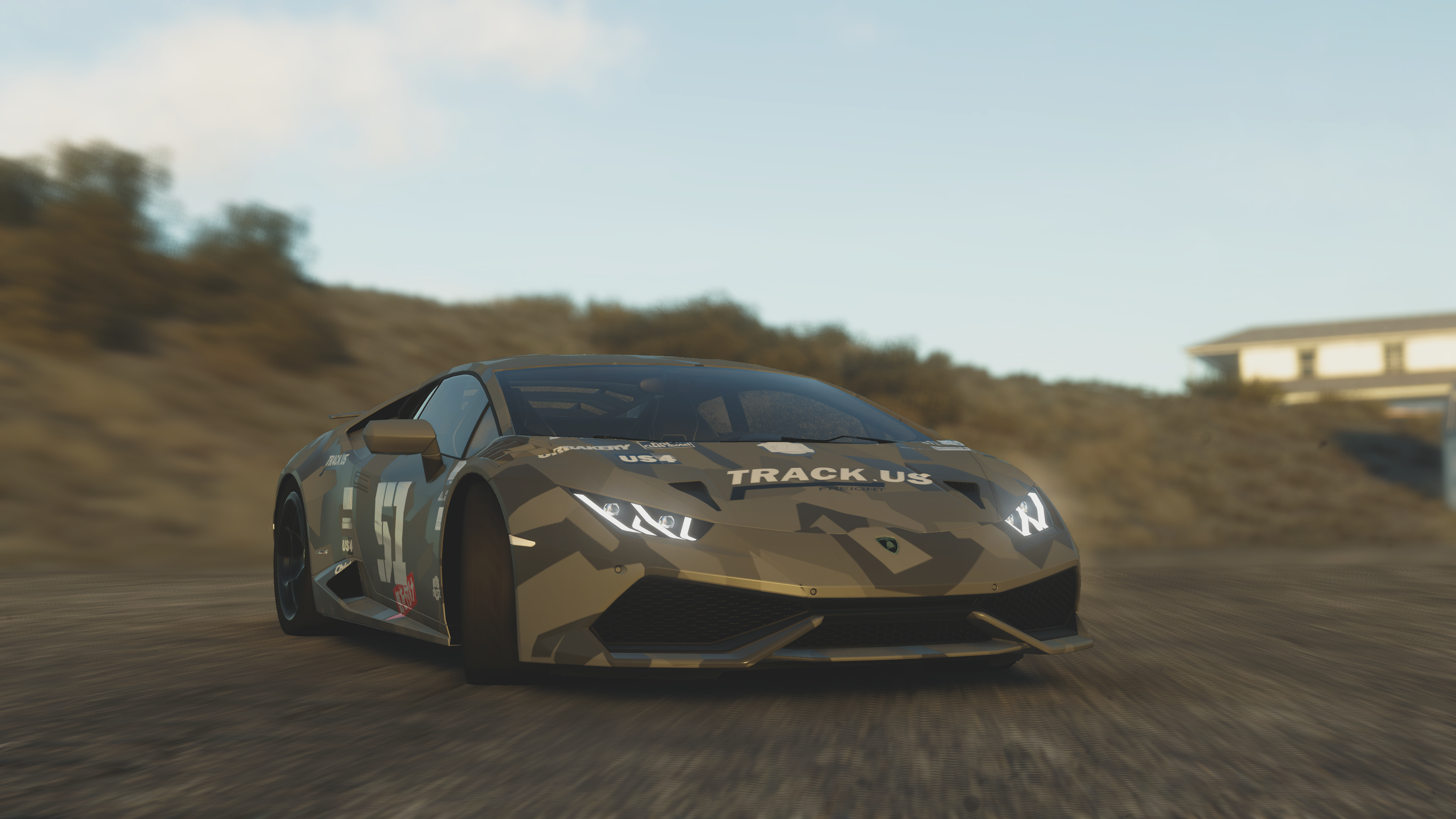 Lamborghini Huracan LP610 4 The Crew Wild Run Video Games Car Vehicle Screen Shot 3840x2160