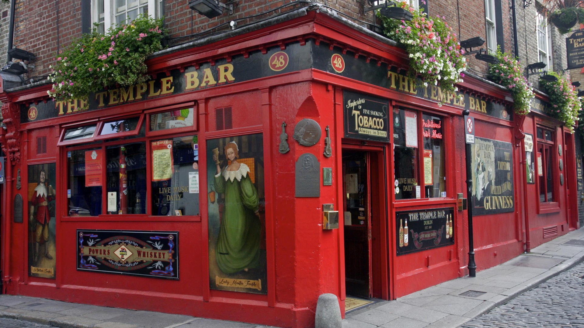 Dublin Ireland Pub Temple Bar 1920x1080