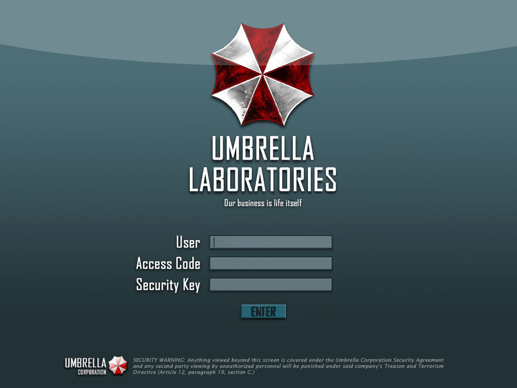 Umbrella Corporation Resident Evil Video Games Zombies Typography Text 1024x768