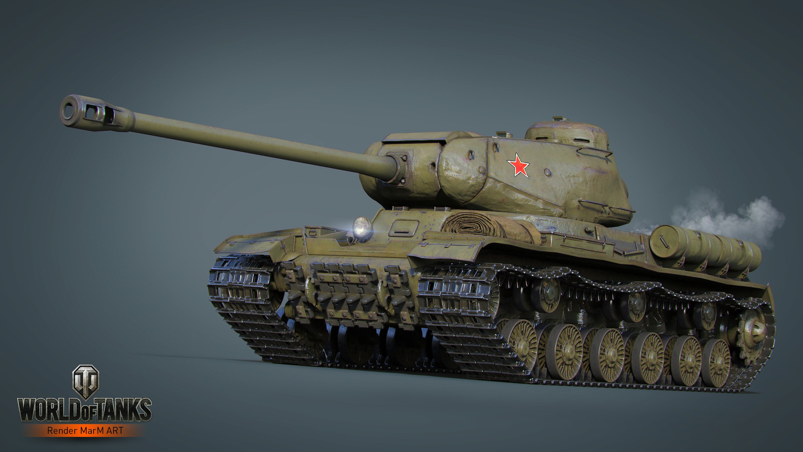 World Of Tanks Tank Wargaming Video Games Render IS 2 2560x1440