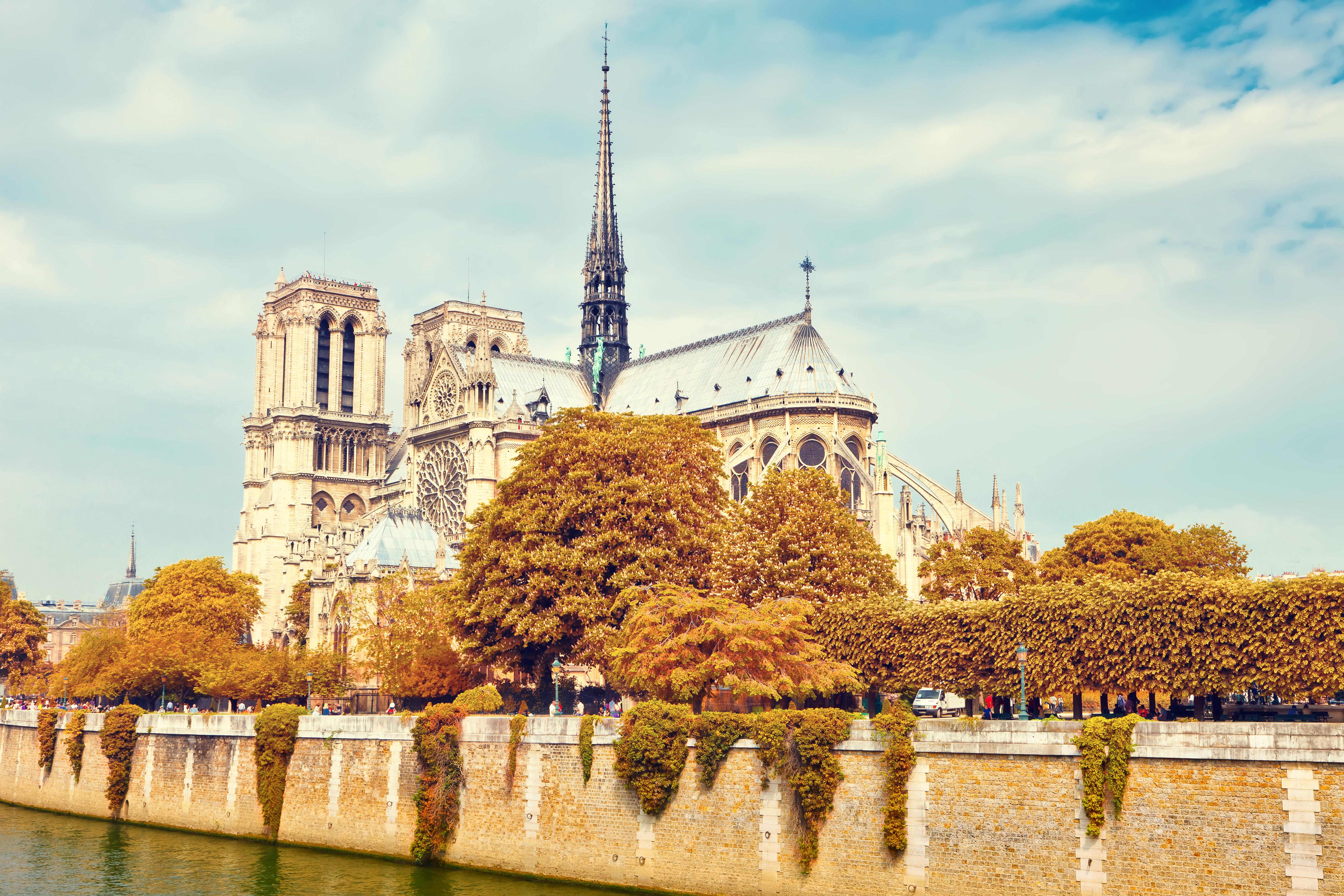 Notre Dame De Paris Paris France Cathedral Architecture 5616x3744