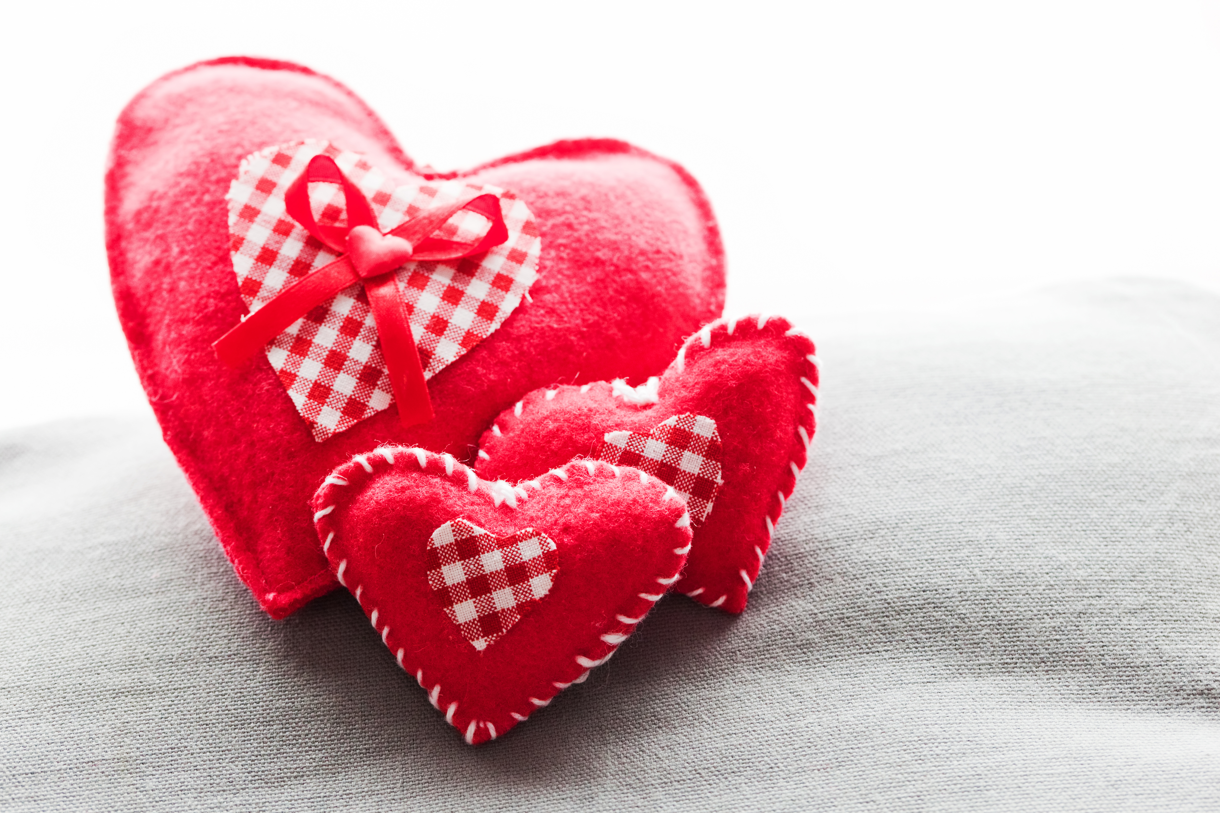 Valentines Day Heart Shaped Cushion 4800x3200
