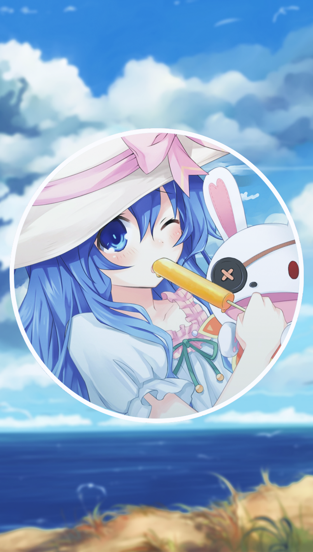 Anime Girls Anime Picture In Picture Date A Live Yoshino 1080x1902