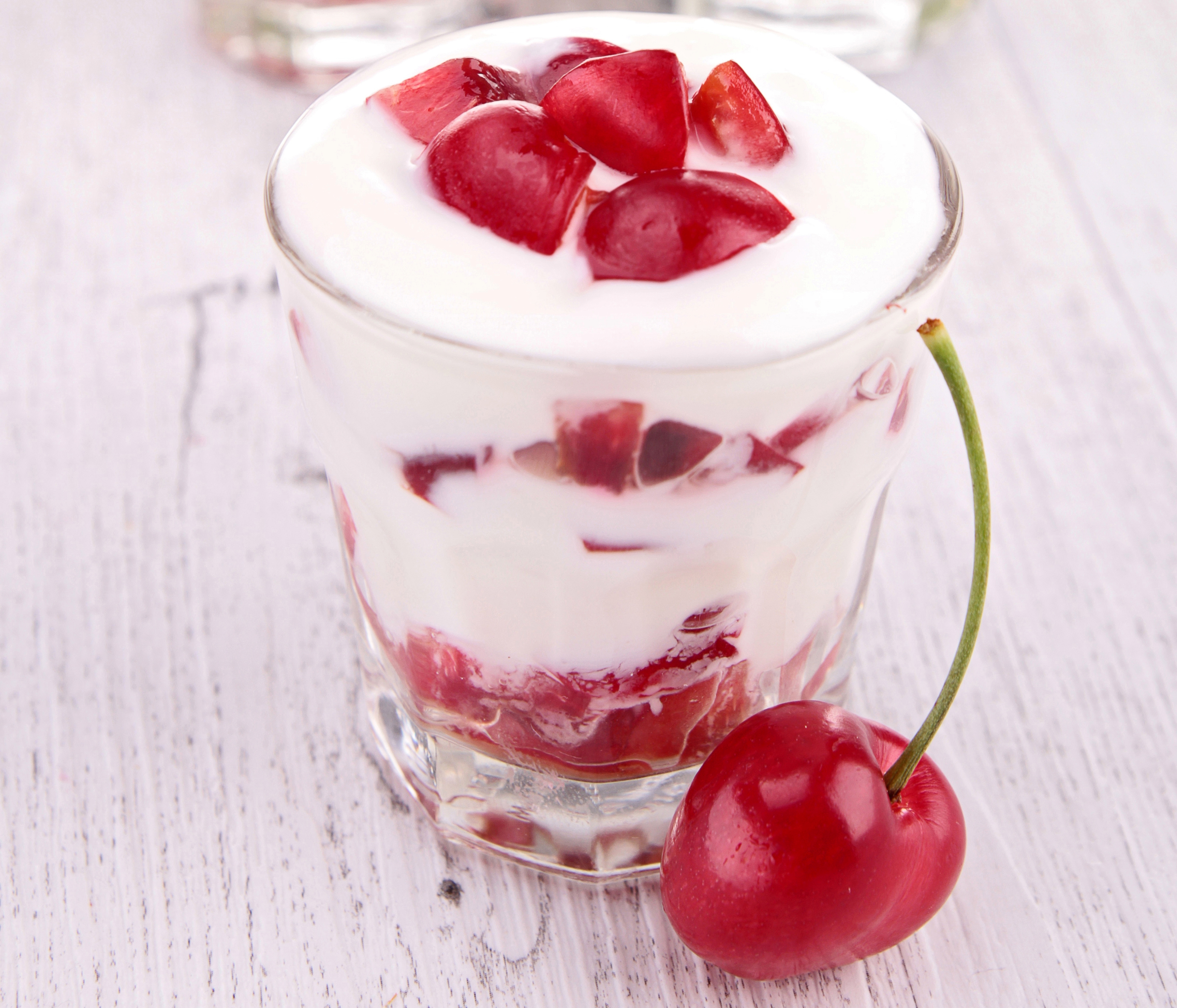 Yogurt Dessert Cherry 4320x3700