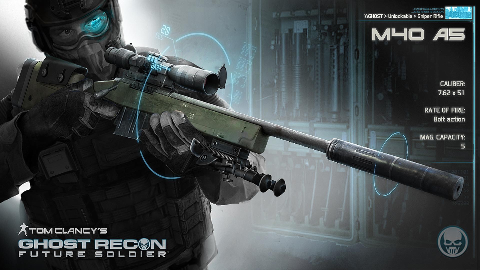 Remington 700 Silencer Tom Clancys Ghost Recon Future Soldier 1920x1080