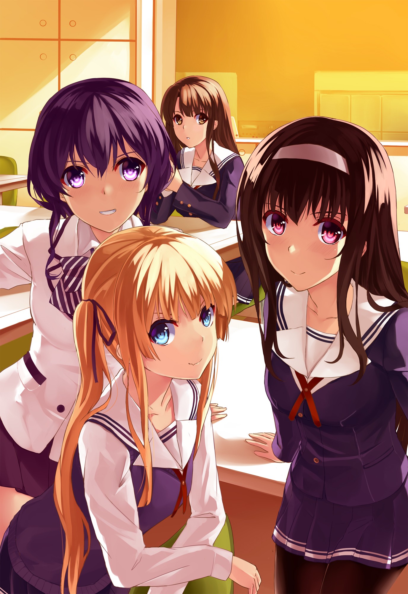 Saenai Heroine No Sodatekata Anime Girls Kasumigaoka Utaha Sawamura Eriri Spencer Hyoudou Michiru Me 1376x2000