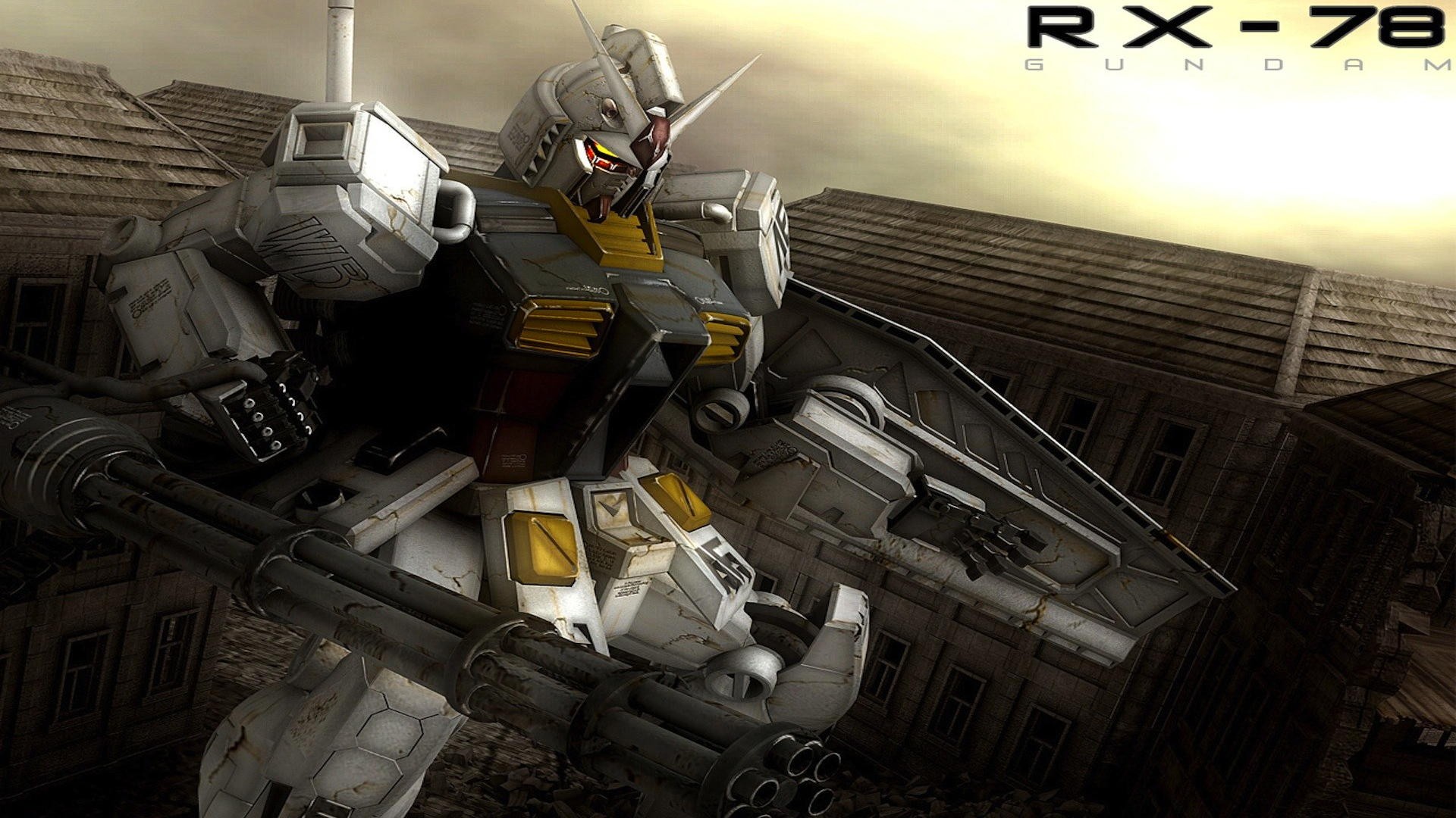 Mech Gundam Robot RX 78 Gundam 1920x1080