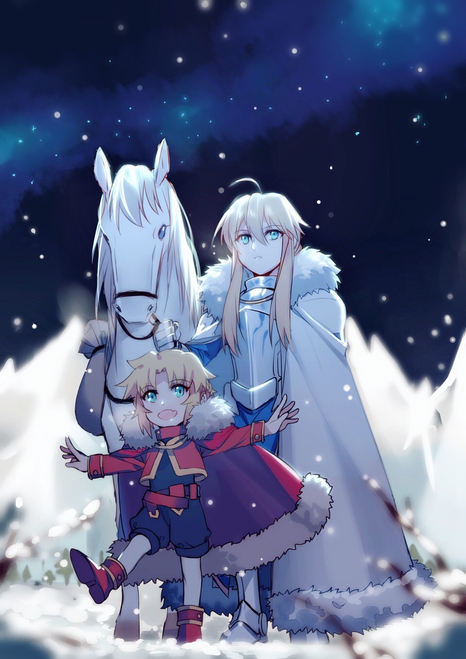 Fate Series FGO Fate Apocrypha Fate Grand Order Fate Stay Night Anime Girls Long Hair Blond Hair Sno 960x1358