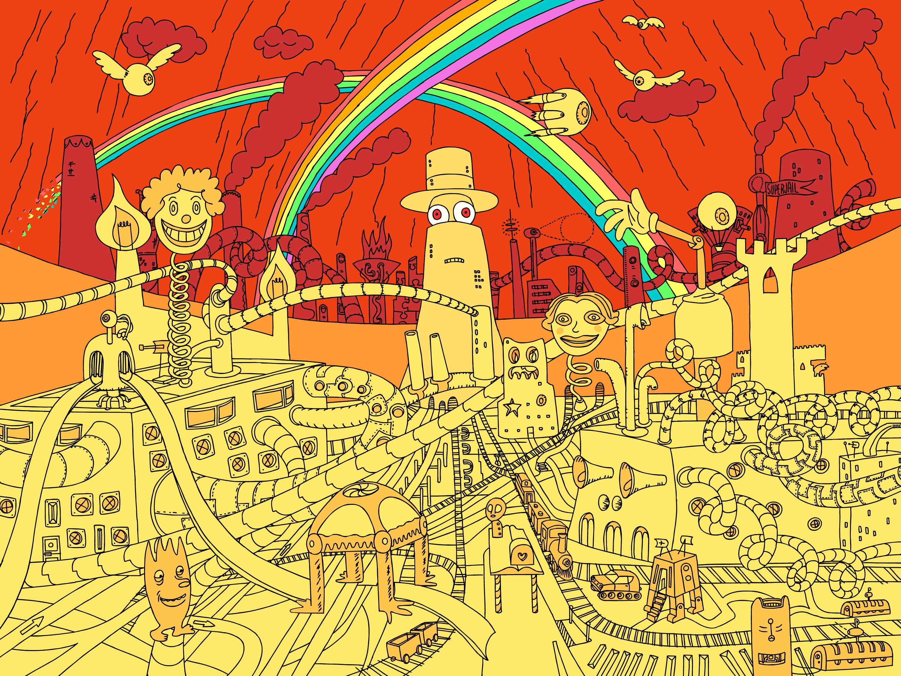 TV Show Superjail 3000x2250