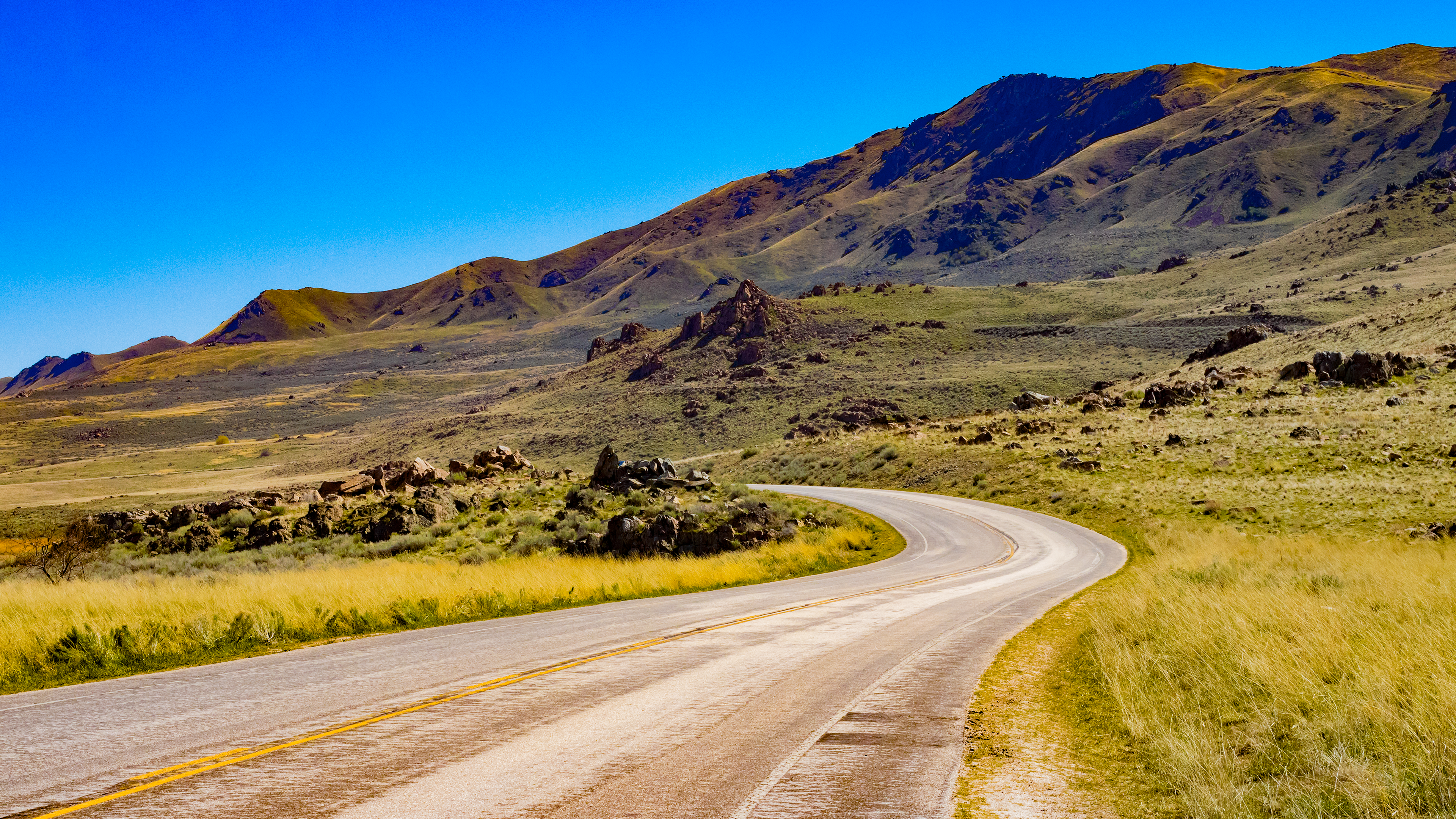 Antelope Island Road 3840x2160