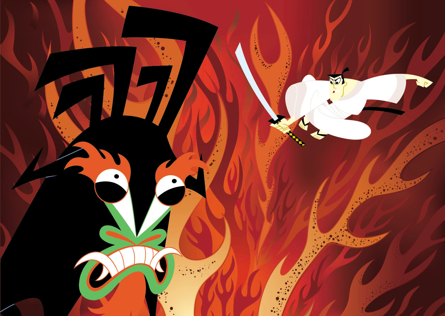 Aku Samurai Jack Samurai Jack 1518x1078