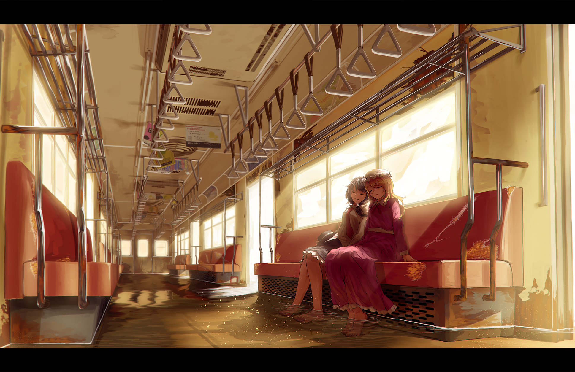 Touhou Usami Renko Train 1937x1254