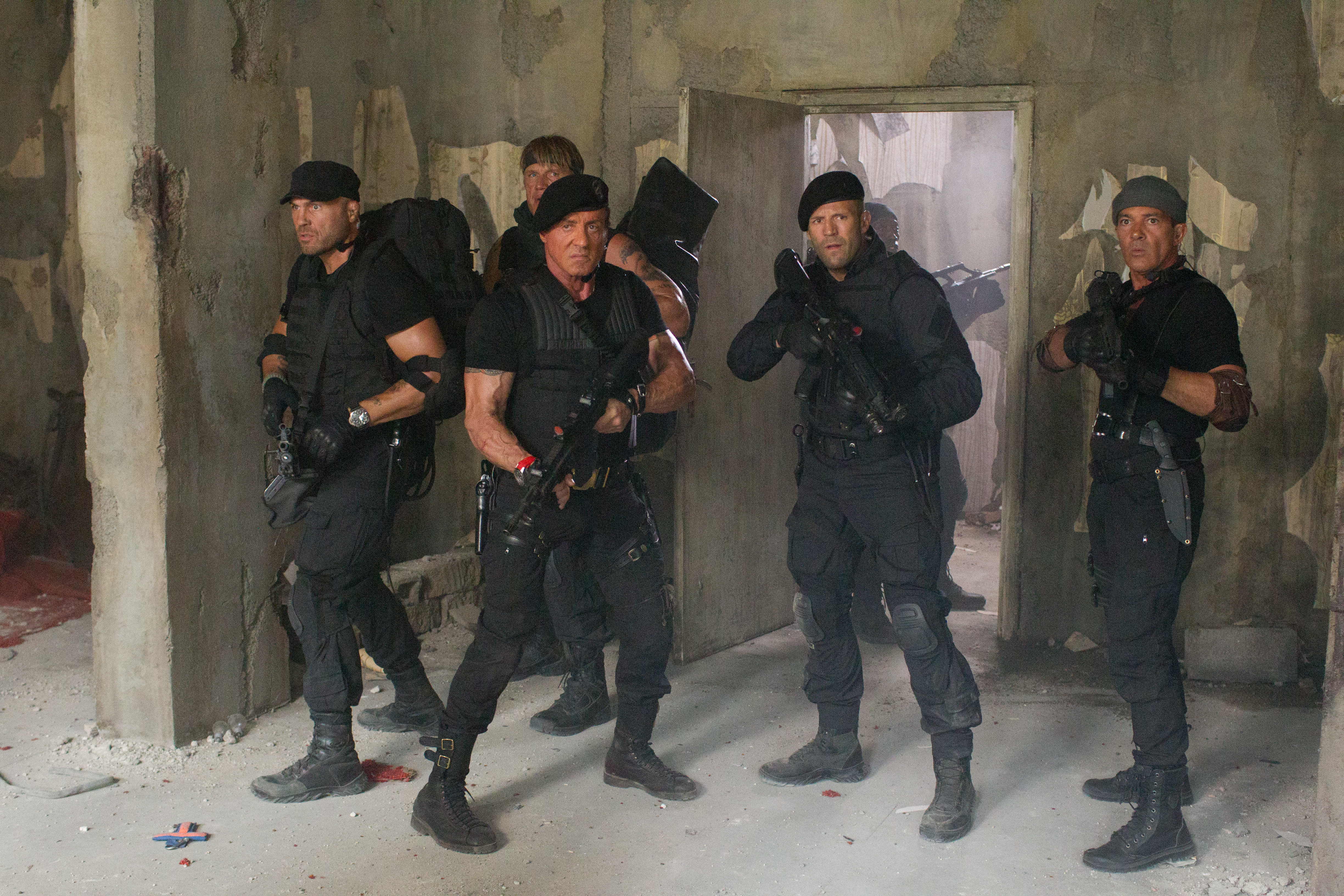 The Expendables 3 Barney Ross Sylvester Stallone Lee Christmas Jason Statham Toll Road Randy Couture 4896x3264