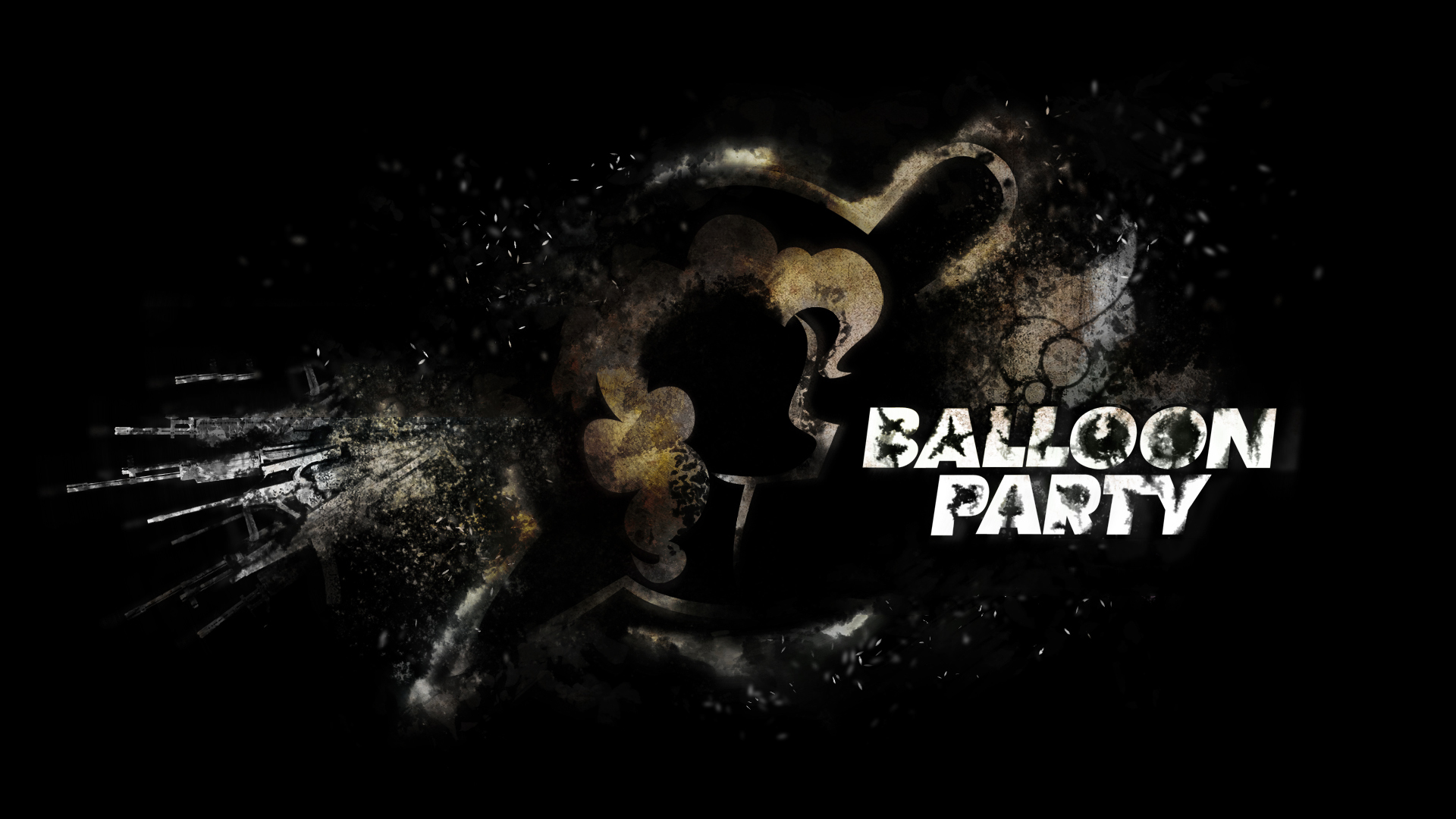 Balloon Party Dark My Little Pony Music Pinkie Pie 1920x1080