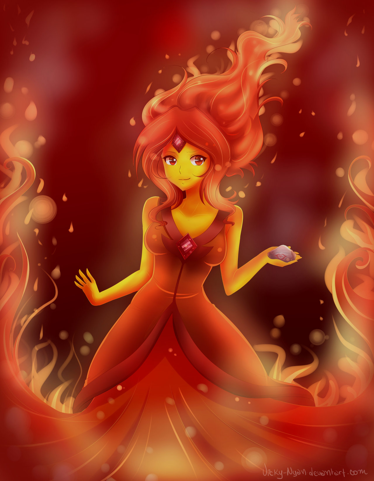 Cartoon Adventure Time Flame Princess 1280x1645