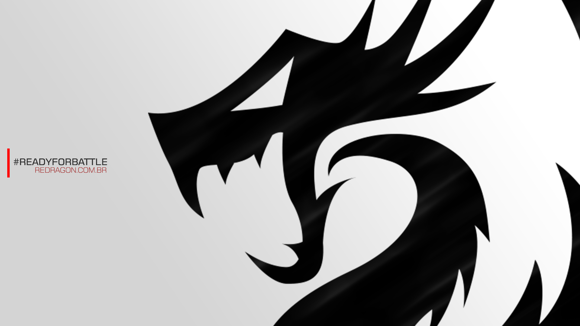 Redragon PC Gaming Logo Simple Background 1920x1080