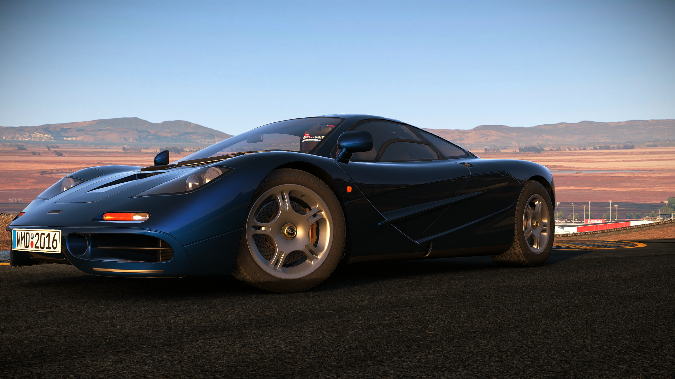 McLaren F1 Project Cars Video Games Numbers Screen Shot Car Vehicle 2560x1440